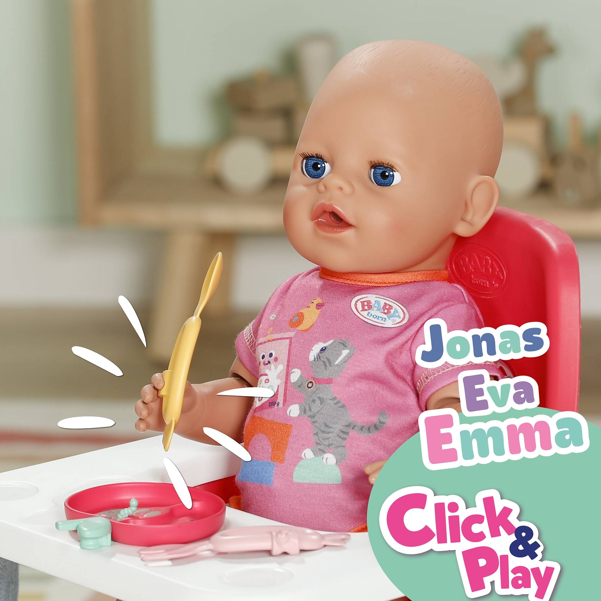 Baby Born Puppengeschirr »Geschirrset« passend für Click & Play BABY born Puppen