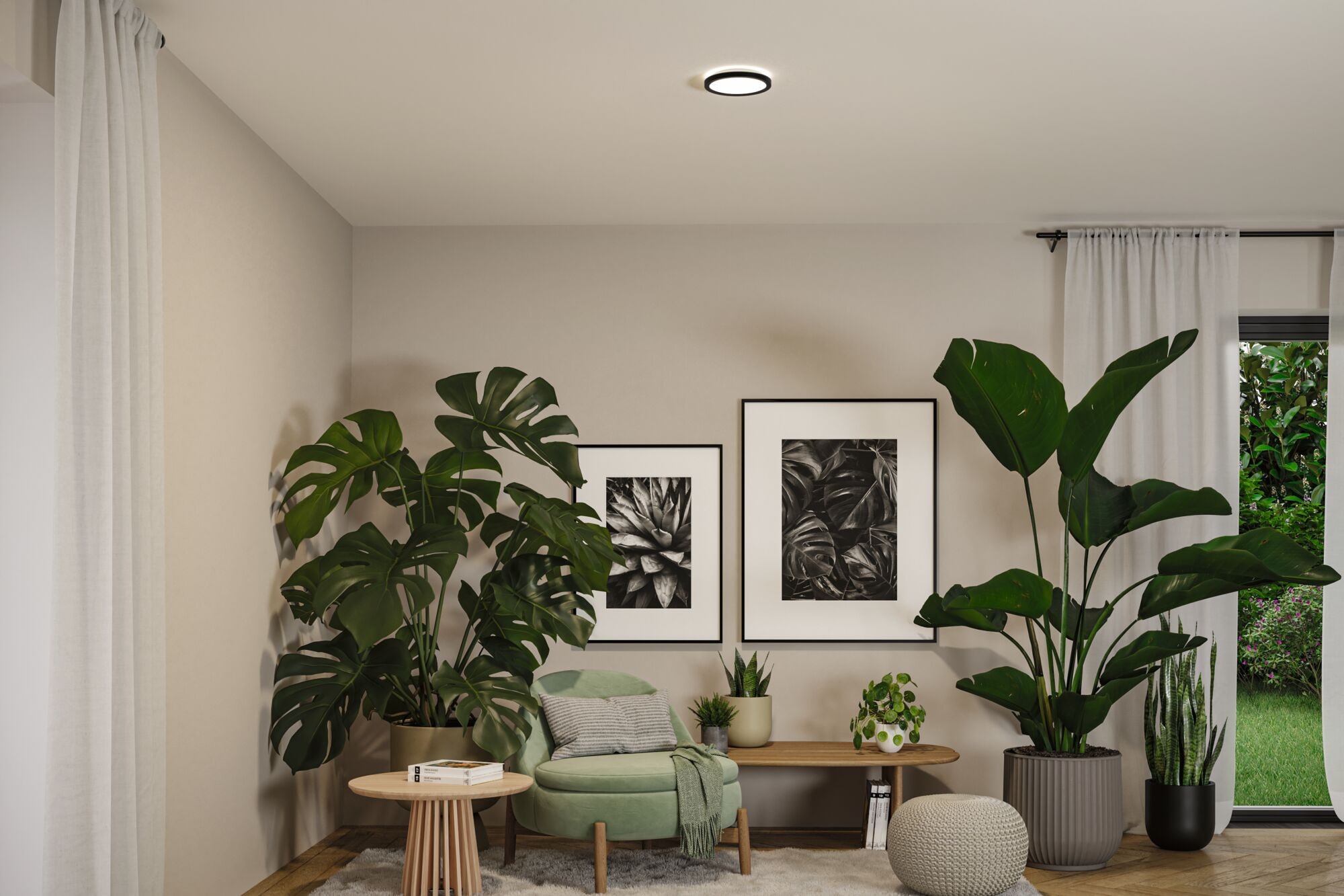 Paulmann LED Panel »Atria Shine IP44 rund 190mm 7,6W 1100lm 3000 - 6500K« LED-Modul 1 Stk. Tageslichtweiß Farbwechsler