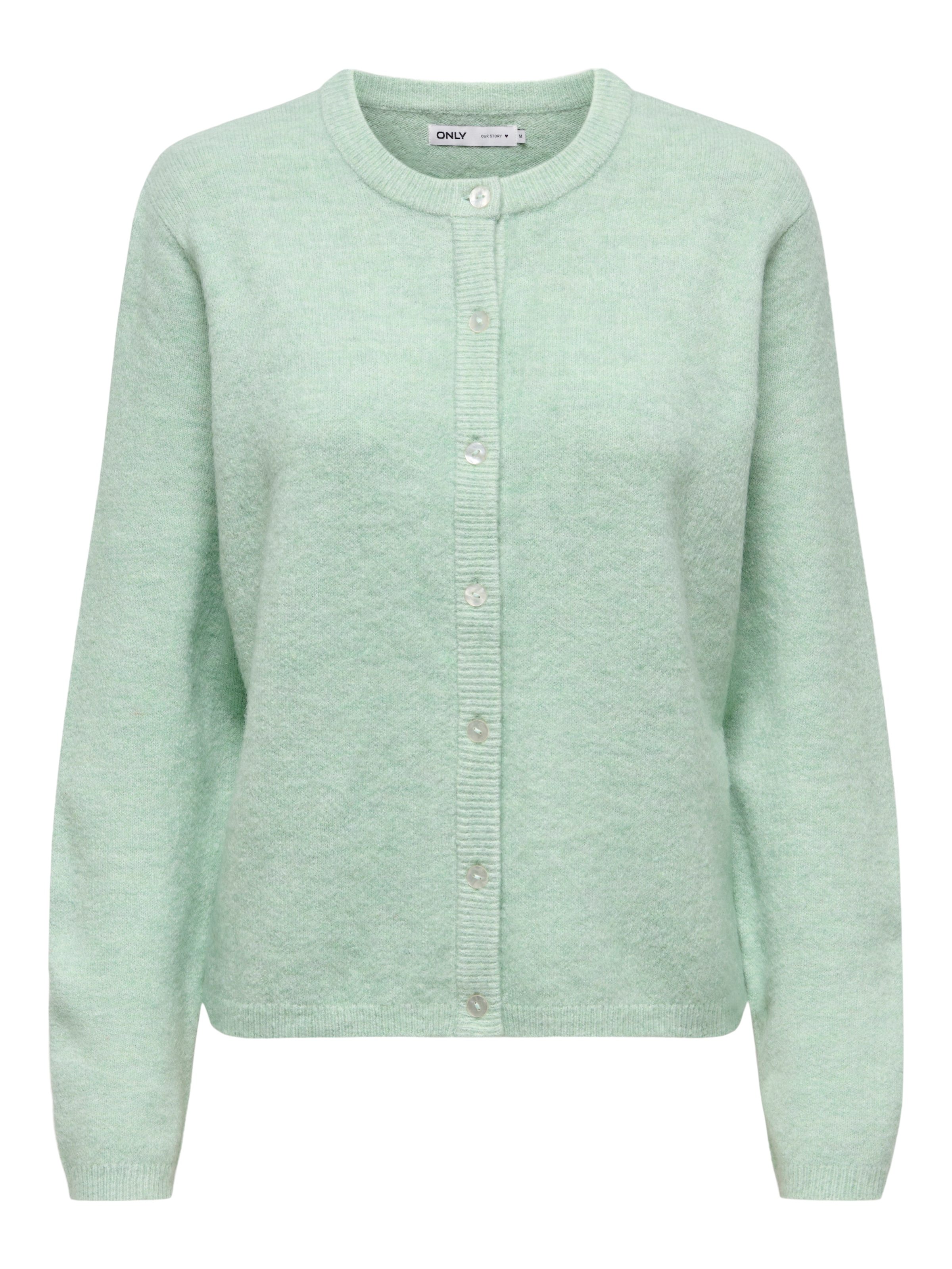 ONLY Strickjacke »ONLSIMONI L/S O-NECK CARDIGAN KNT NOOS« Materialmix, relaxed fit