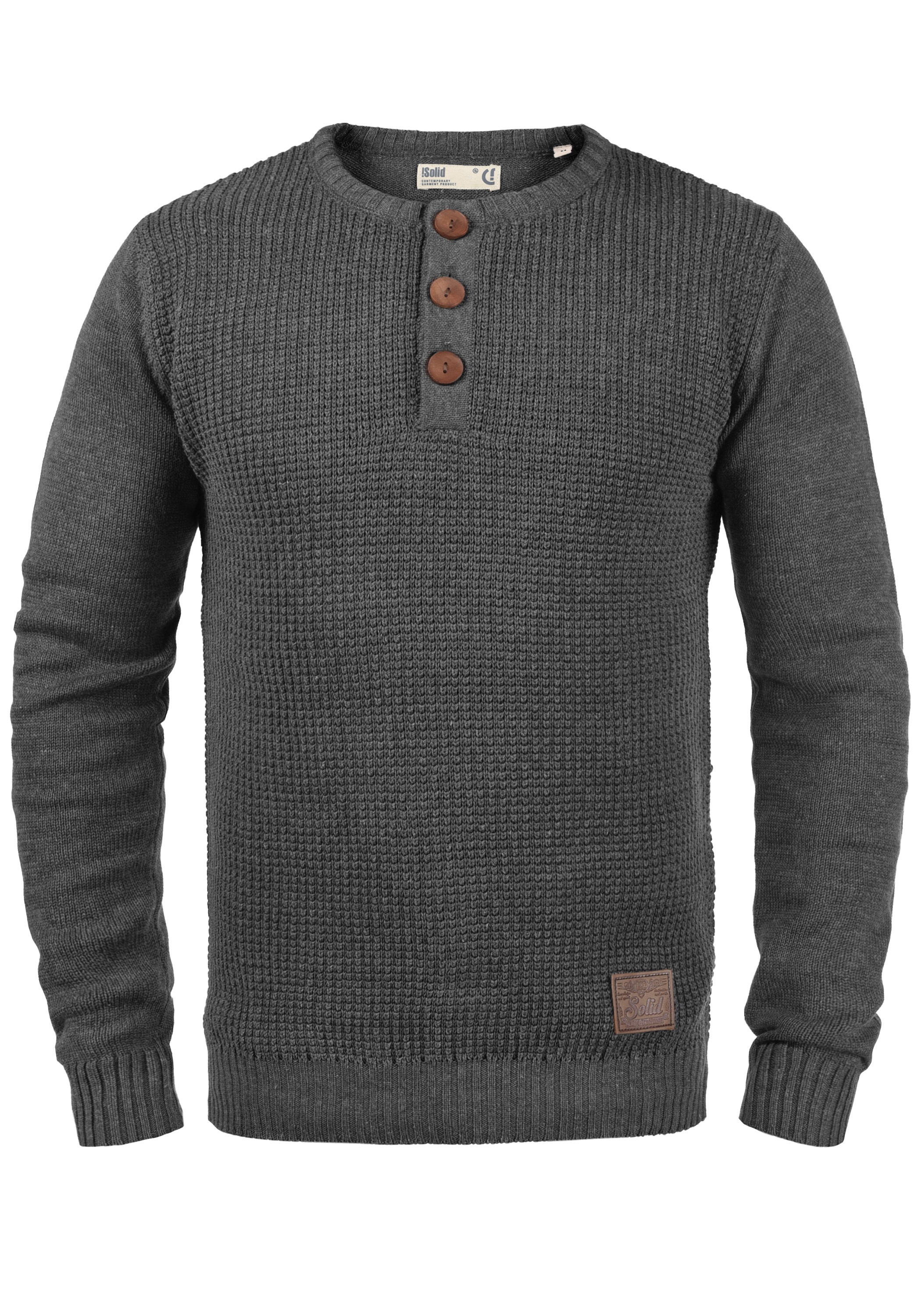 !Solid Strickfleece-Pullover »Strickpullover SDTerrance«