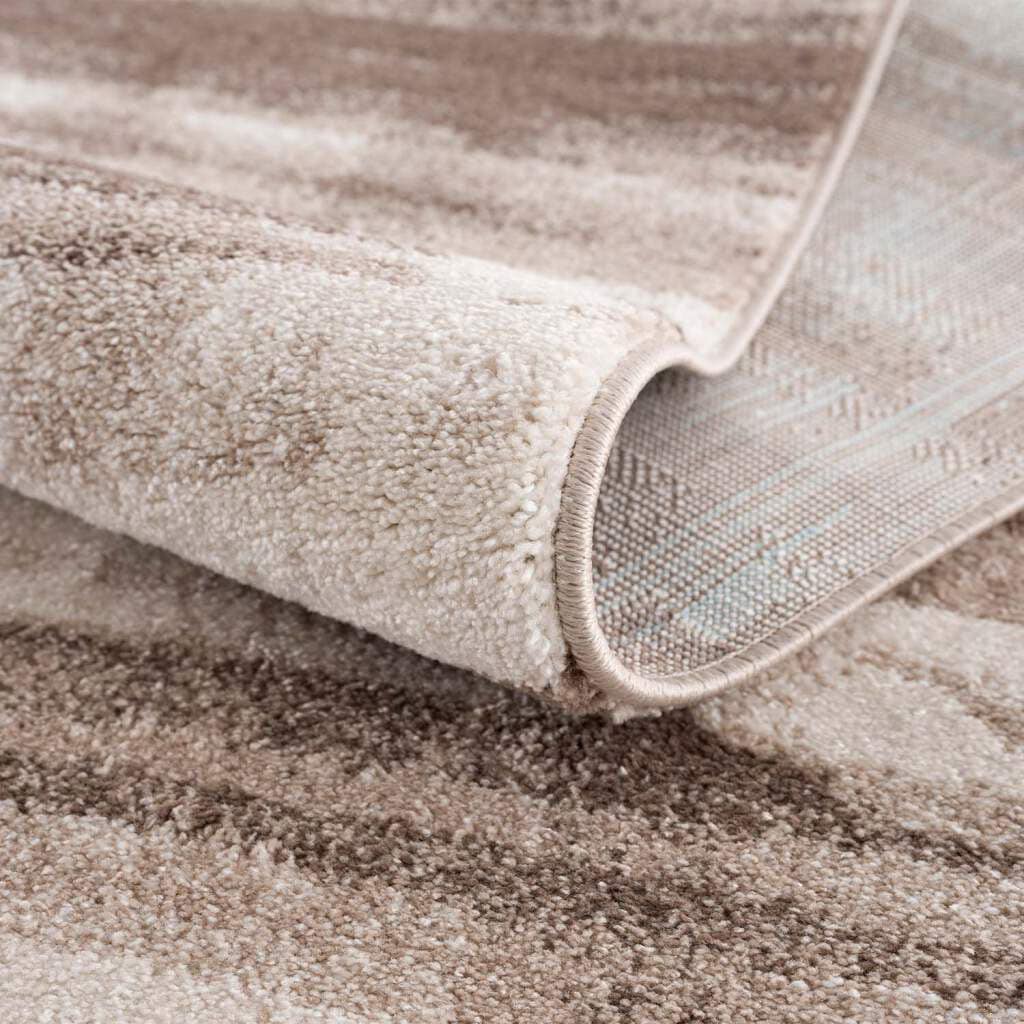 Carpet City Teppich »Moda« rechteckig 11 mm Höhe Kurzflor, Streifen-Muster, Weicher Flor