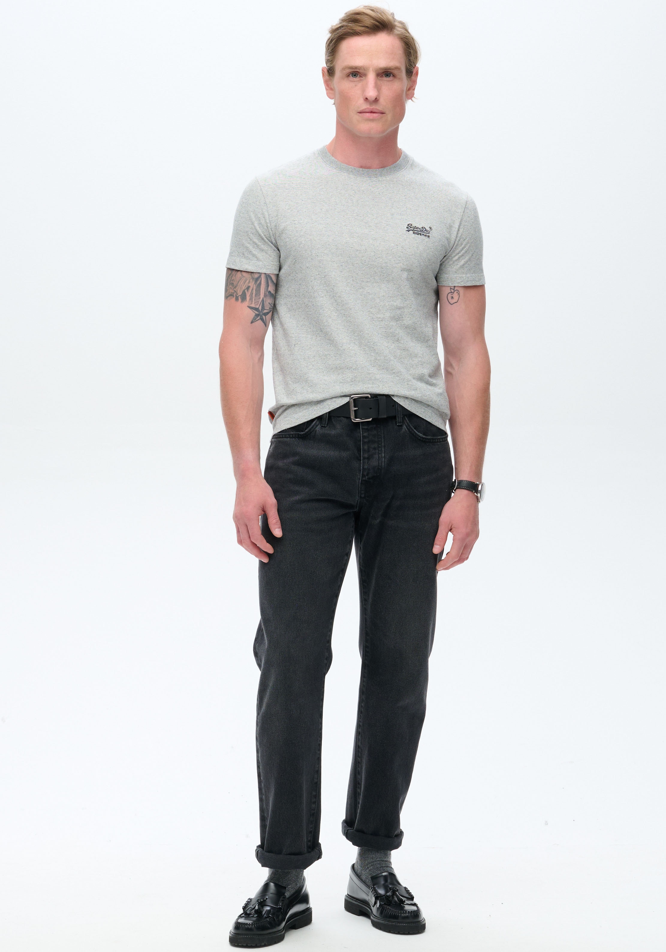 Superdry Rundhalsshirt »ESSENTIAL LOGO EMB TEE«
