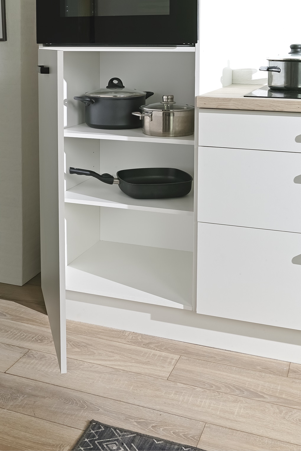 wiho Küchen Küchenzeile »Compact« Breite 240cm, wahlweise mit Geräten (ohne Kühlschrank))