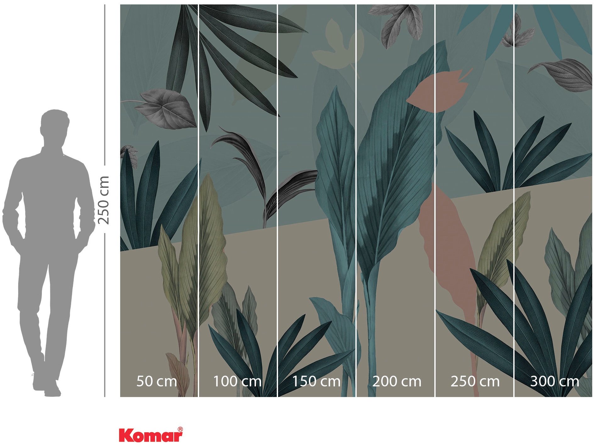 Komar Vliestapete »Digitaldruck Vlies - Naïve - Größe 300 x 250 cm«, bedruckt, Wohnzimmer, Schlafzimmer