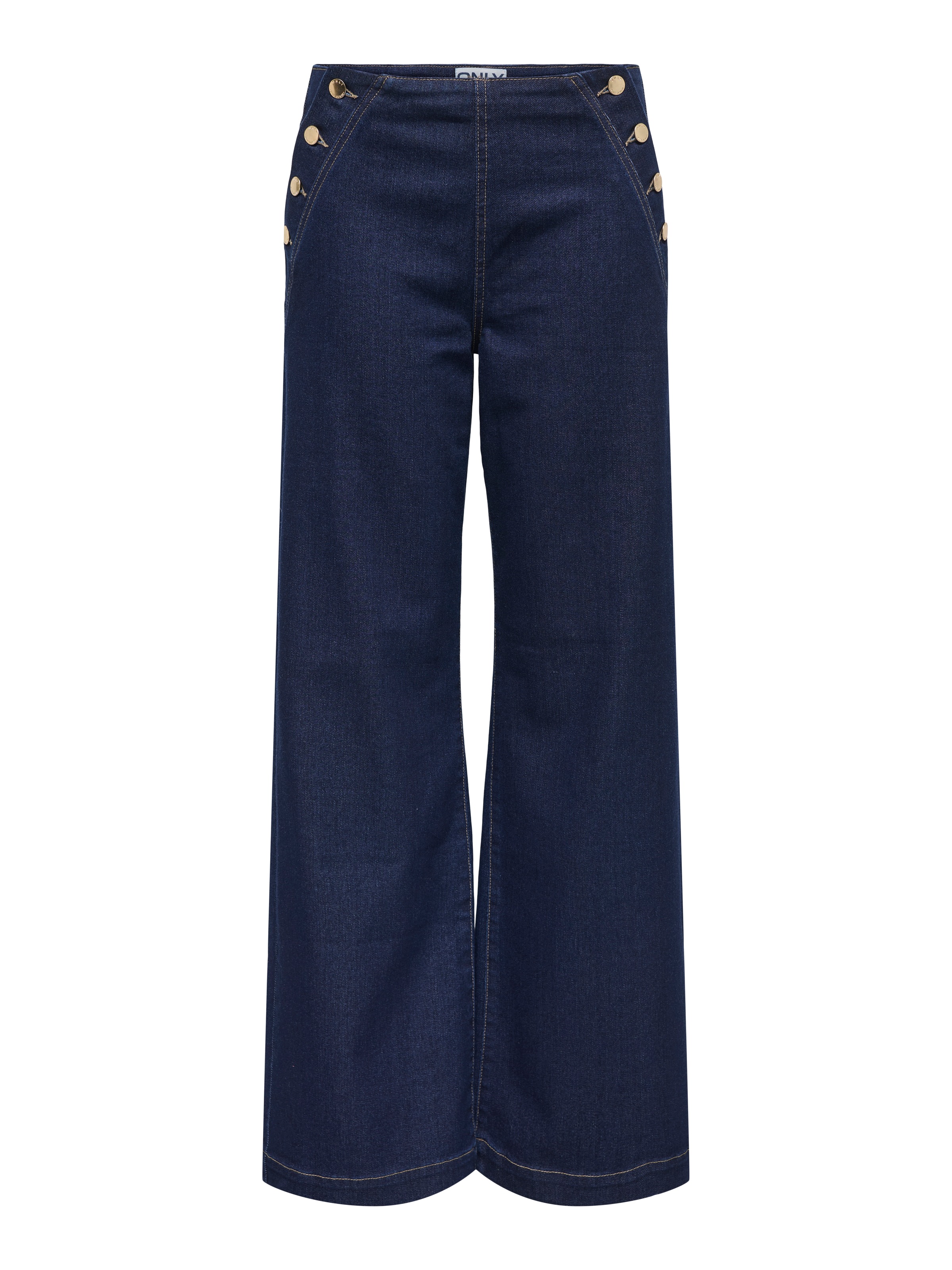 ONLY High-waist-Jeans »ONLMADELINE BUTTON HW WIDE DNM GUA«