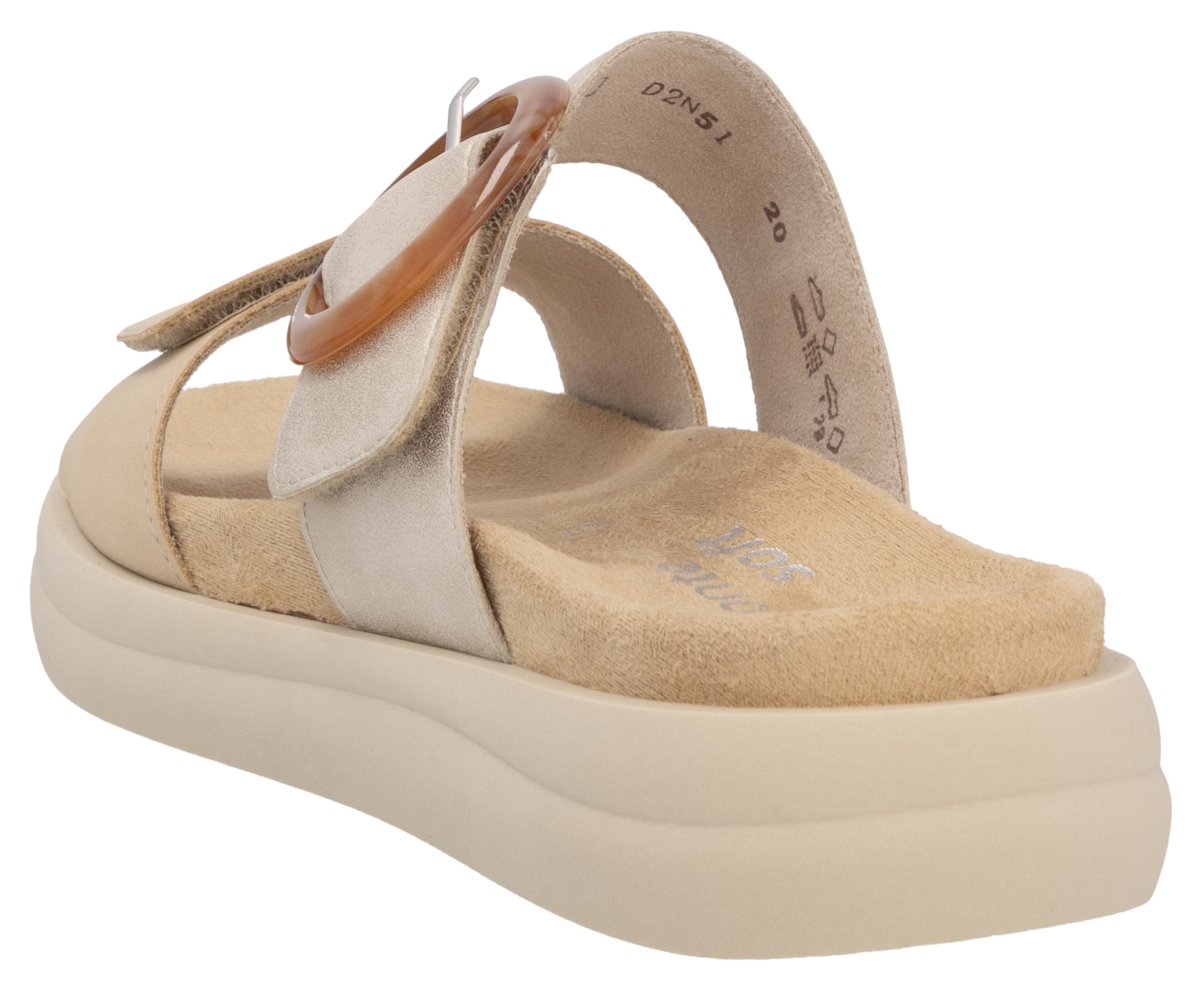 Remonte Pantolette, Sommerschuh, Schlupfschuh in veganer Verarbeitung