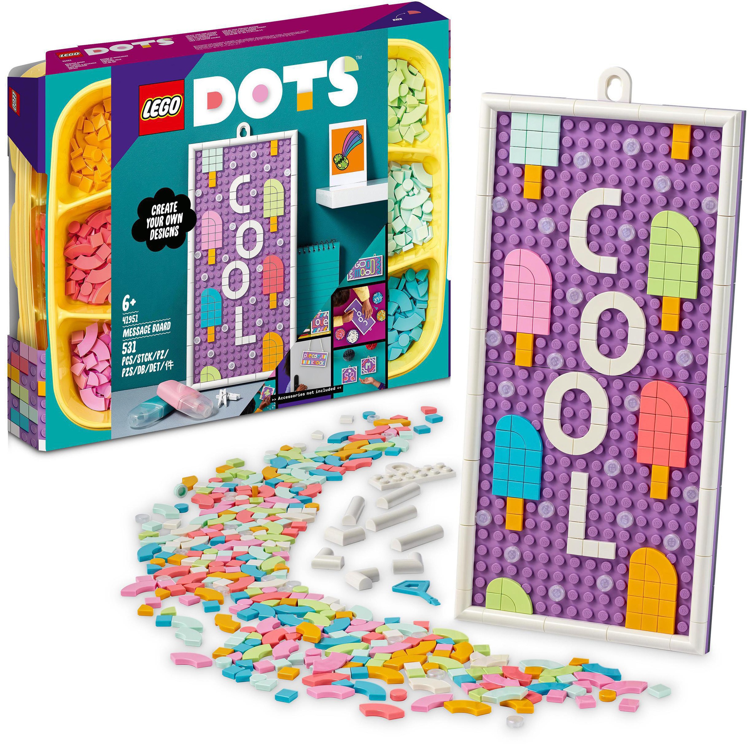 LEGO® Konstruktionsspielsteine »Message Board (41951), LEGO® DOTS«, (531 St.), Made in Europe
