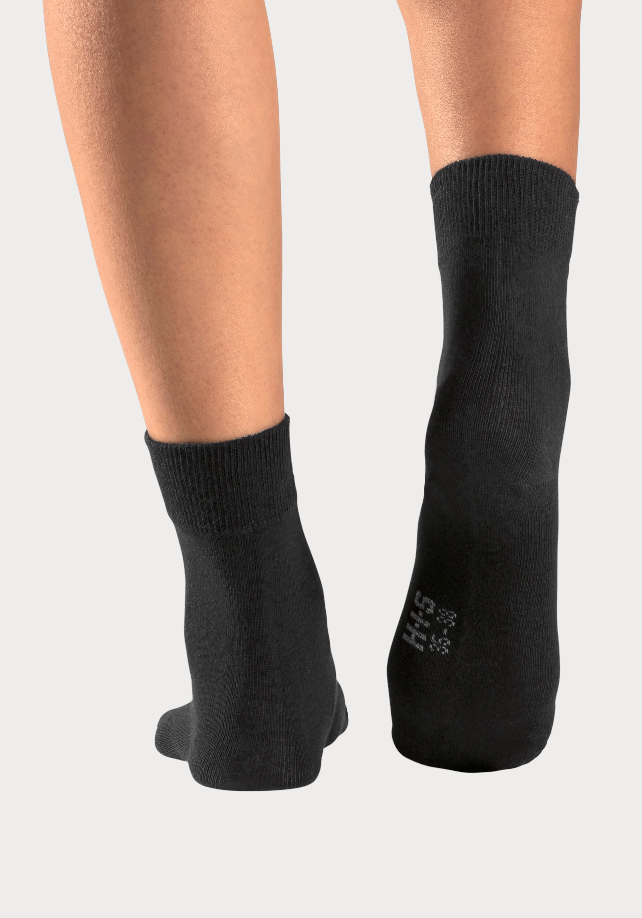 H.I.S Basicsocken Packung, 5 Paar tlg. mit besonders weichem Bündchen