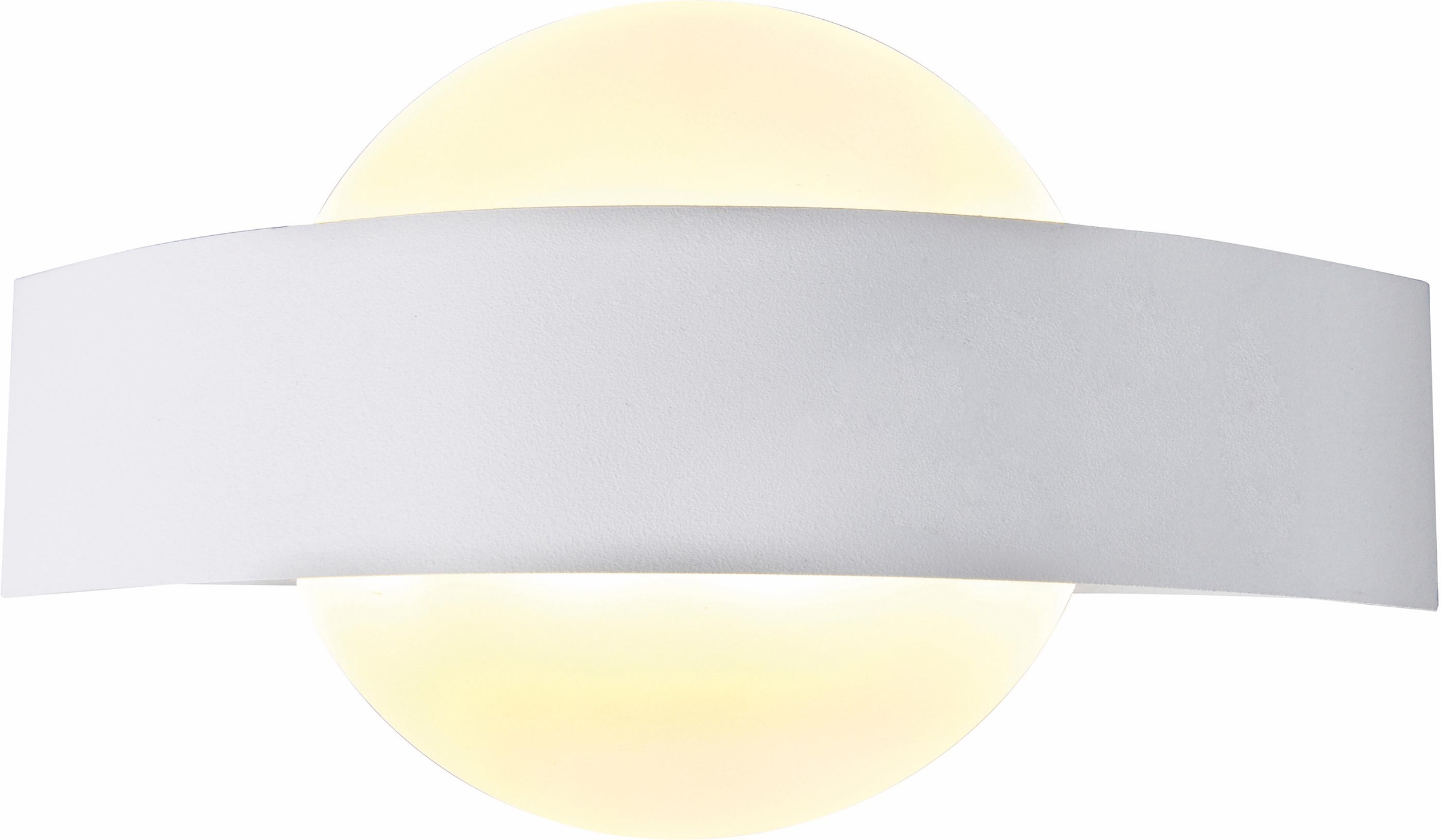 E, OTTO näve LED h: Effizienzklasse: Metall/Acryl, 1 24cm, l: 13cm flammig-flammig, bei Wandleuchte weiß/satiniert, »Stan«,