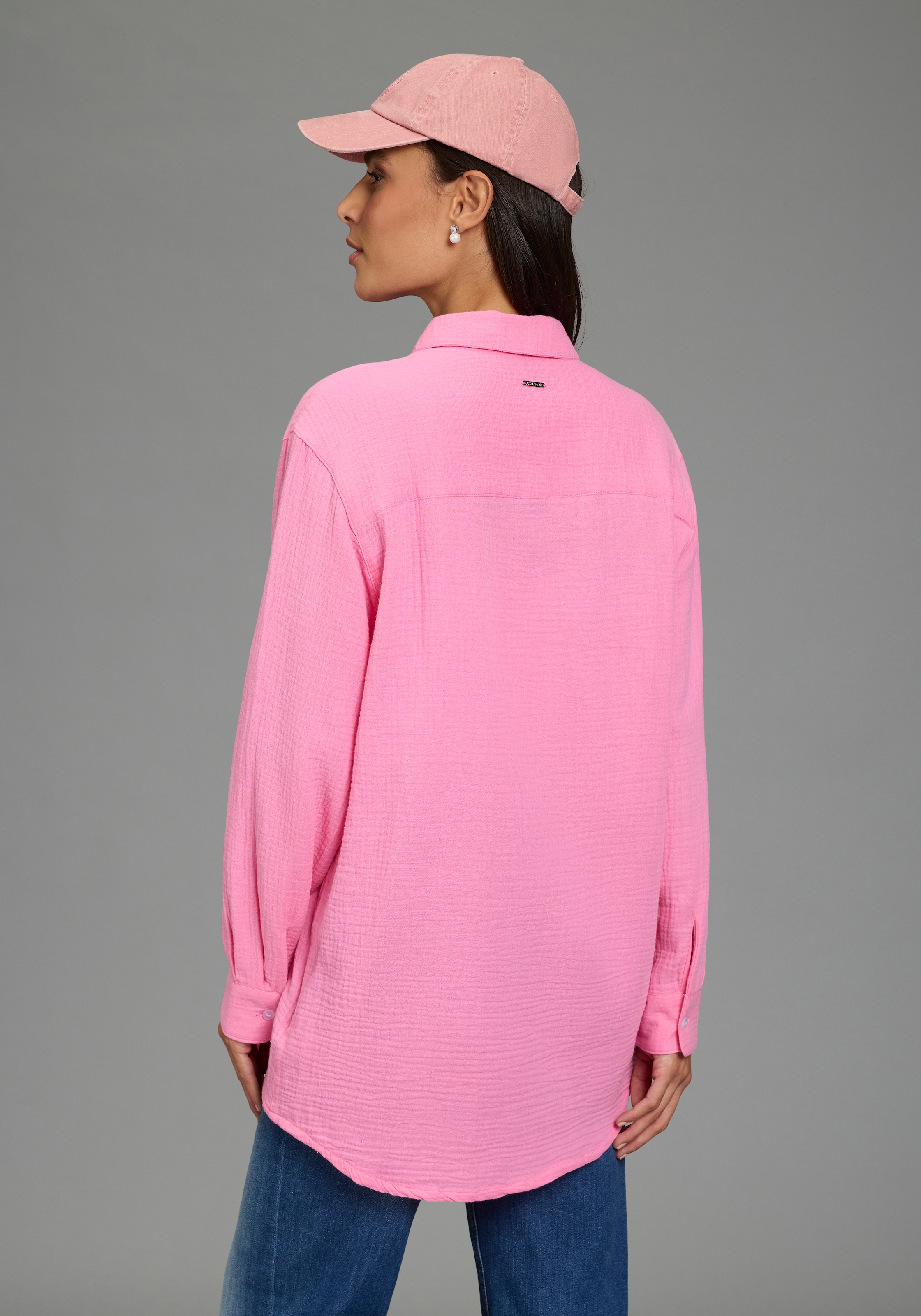 Laura Scott Longbluse in Musselin-Qualität