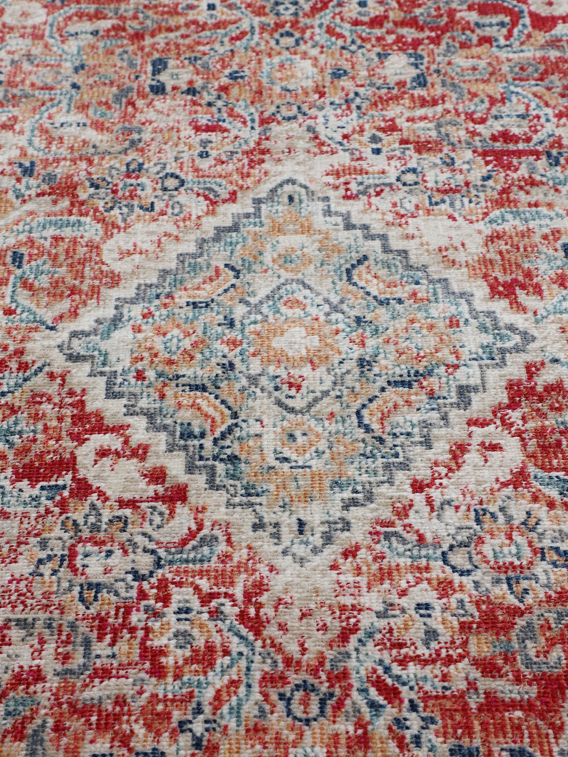 carpetfine Teppich »Noah_1«, rechteckig, 3 mm Höhe, Orient Vintage Look, Wohnzimmer