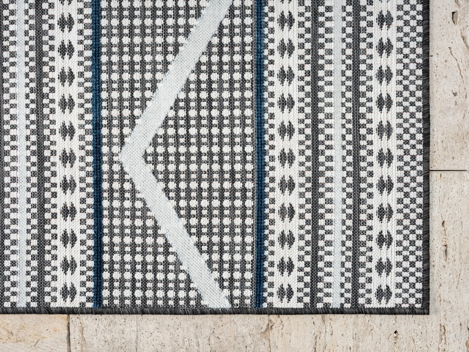 Myflair Möbel & Accessoires Teppich »Shadow Lagerräumung«, rechteckig, 8 mm Höhe, modernes Design, Outdoor geeignet, Balkon, Terrasse