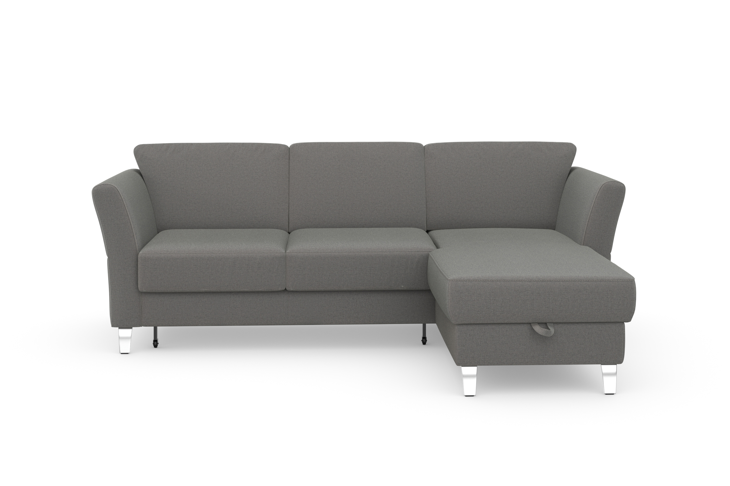 sit&more Ecksofa "Visby L-Form" wahlweise mit Schlaffunktion und Bettkasten, frei im Raum stellbar