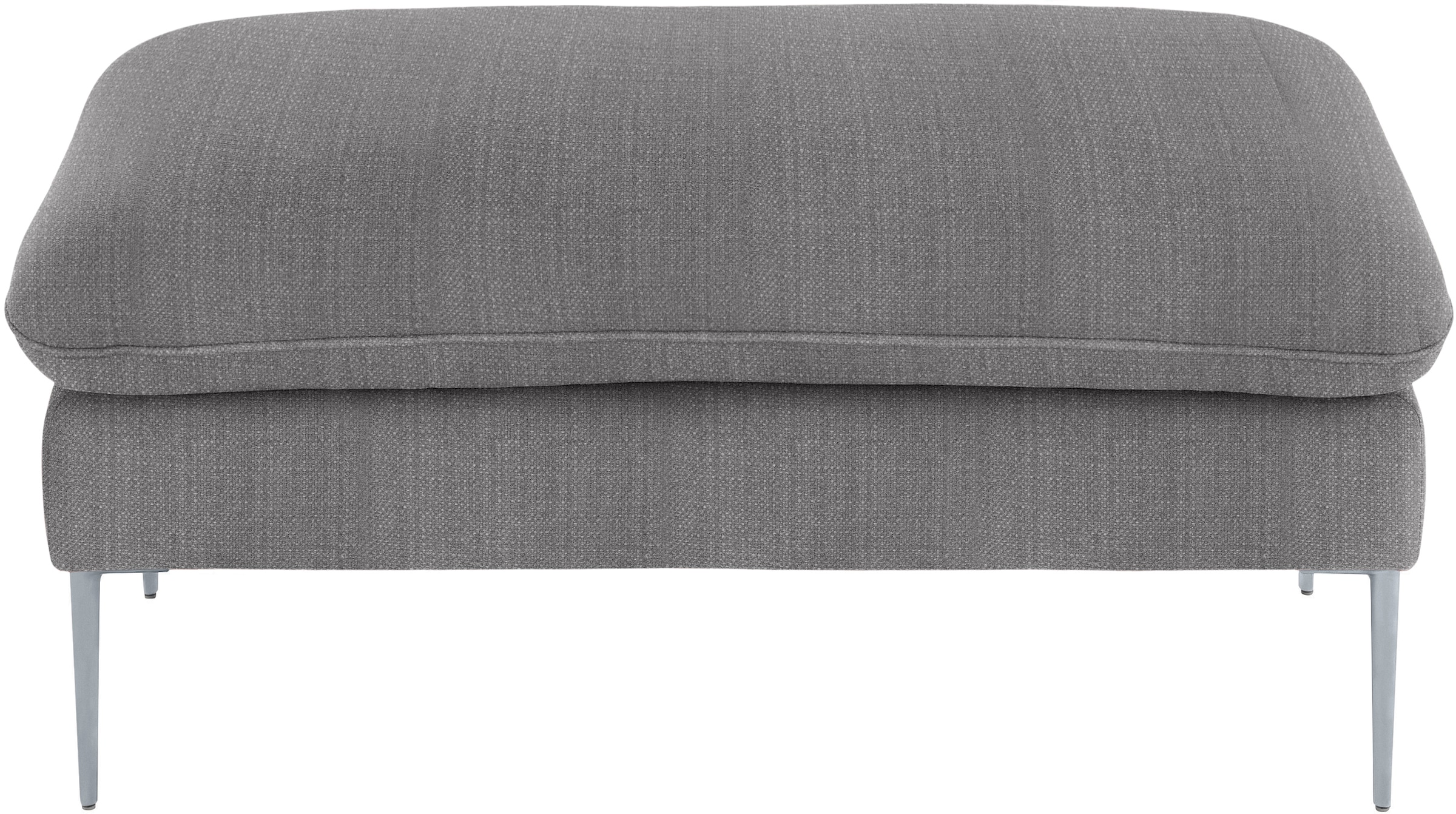 W.SCHILLIG Hocker »enjoy&MORE« Füße silber matt, Breite 106 cm