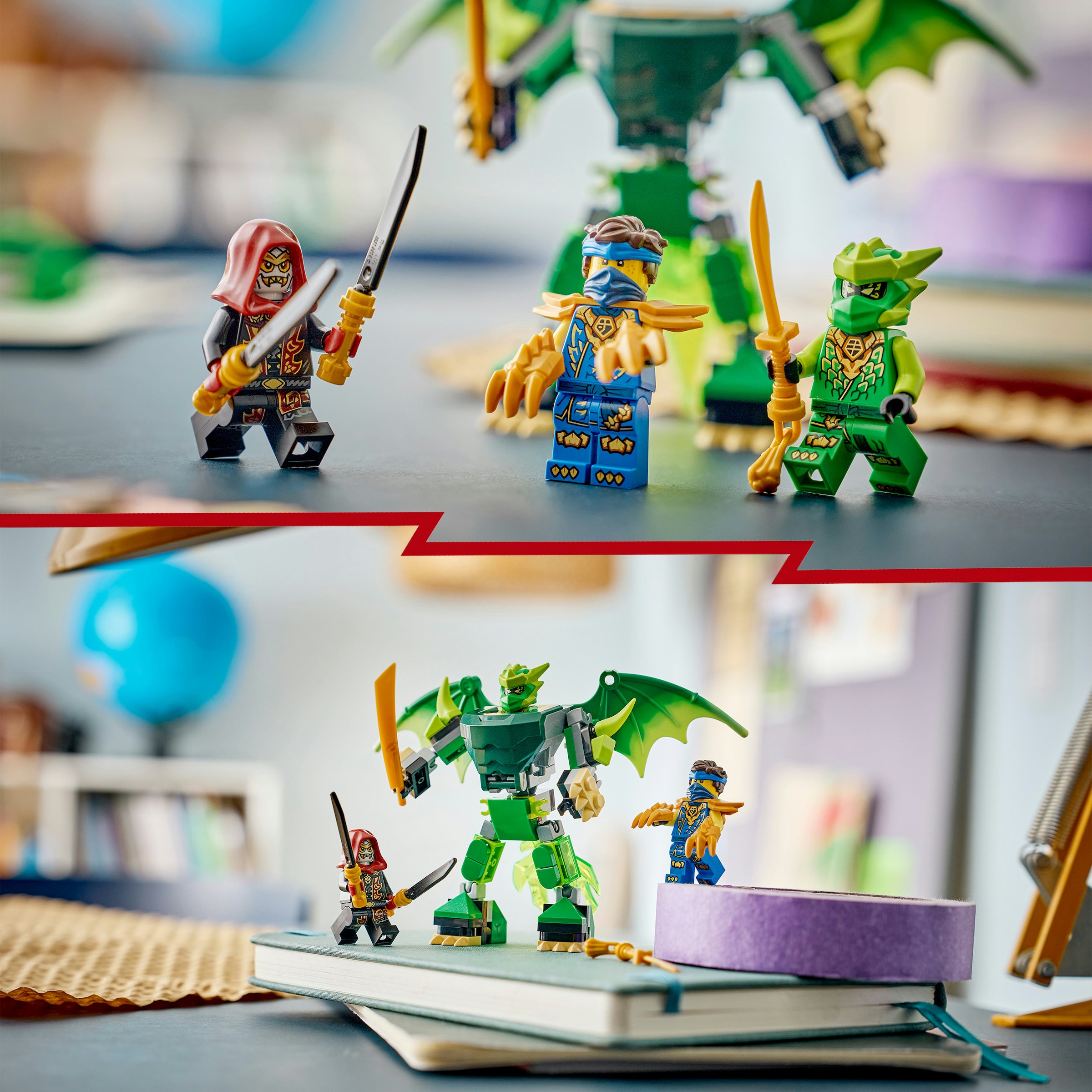 LEGO® Konstruktionsspielsteine »Lloyds Drachen-Mech Battle Set (71862), LEGO Ninjago« Made in Europe