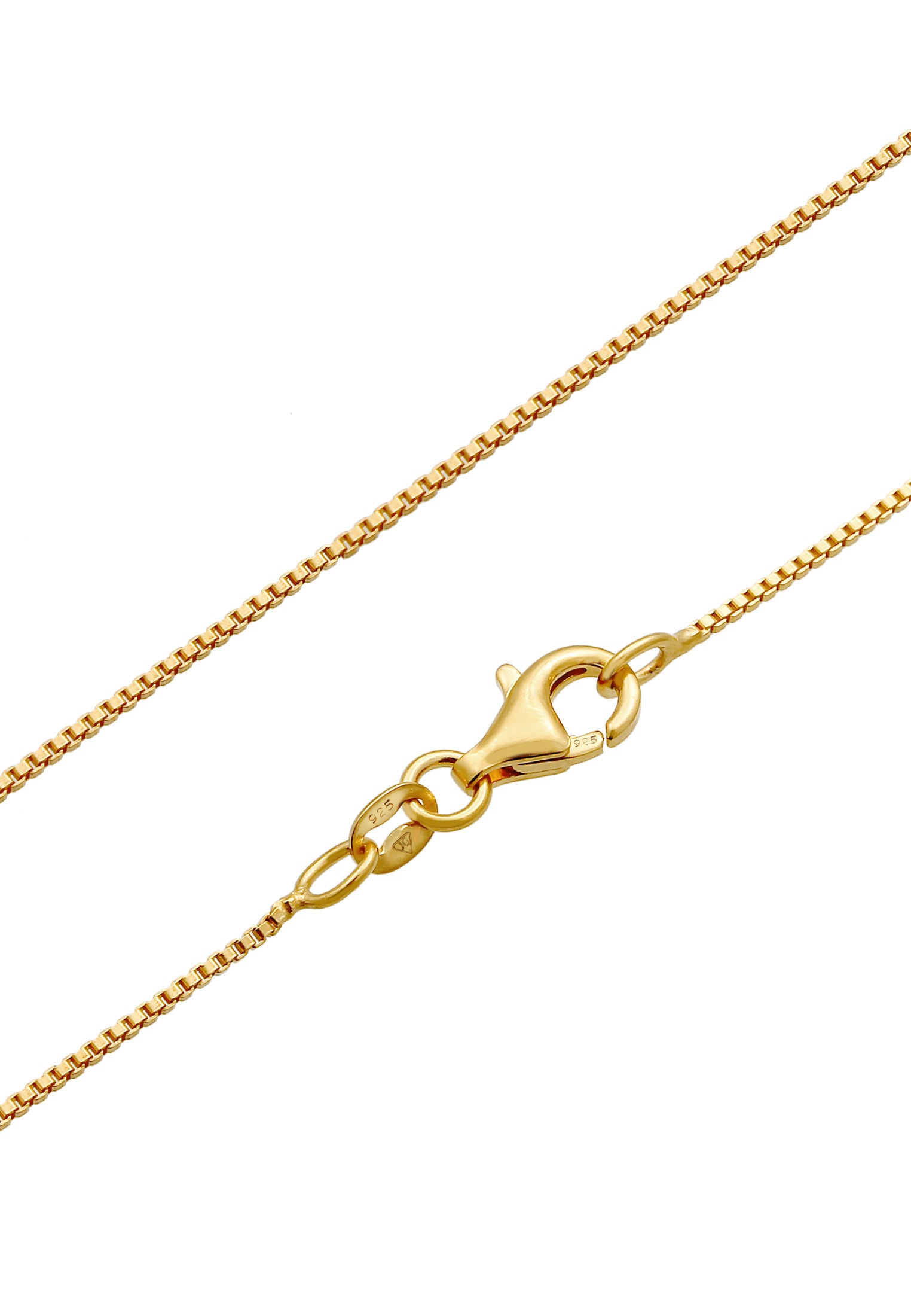 Kuzzoi Kette mit Anhänger »Halskette Herren Raute Marquise Ornament Used Look 925 Silber«