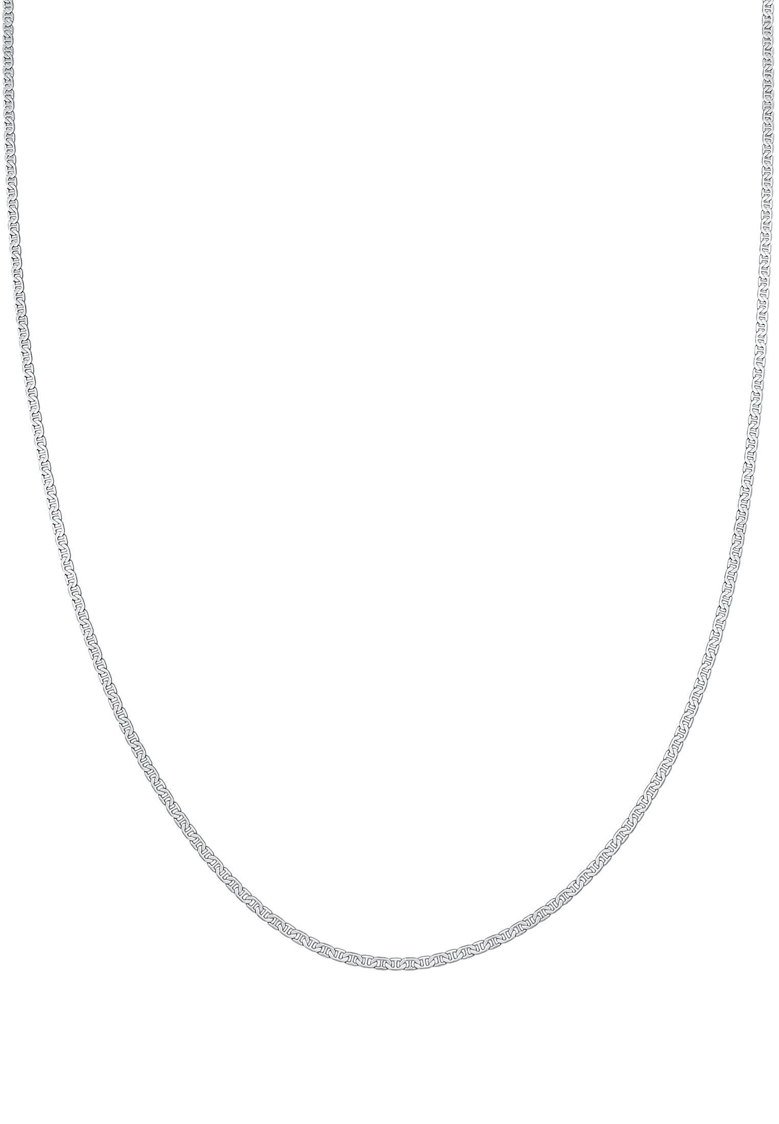 Kuzzoi Silberkette »Halskette Herren Stäbchenpanzerkette Basic 925 Silber«