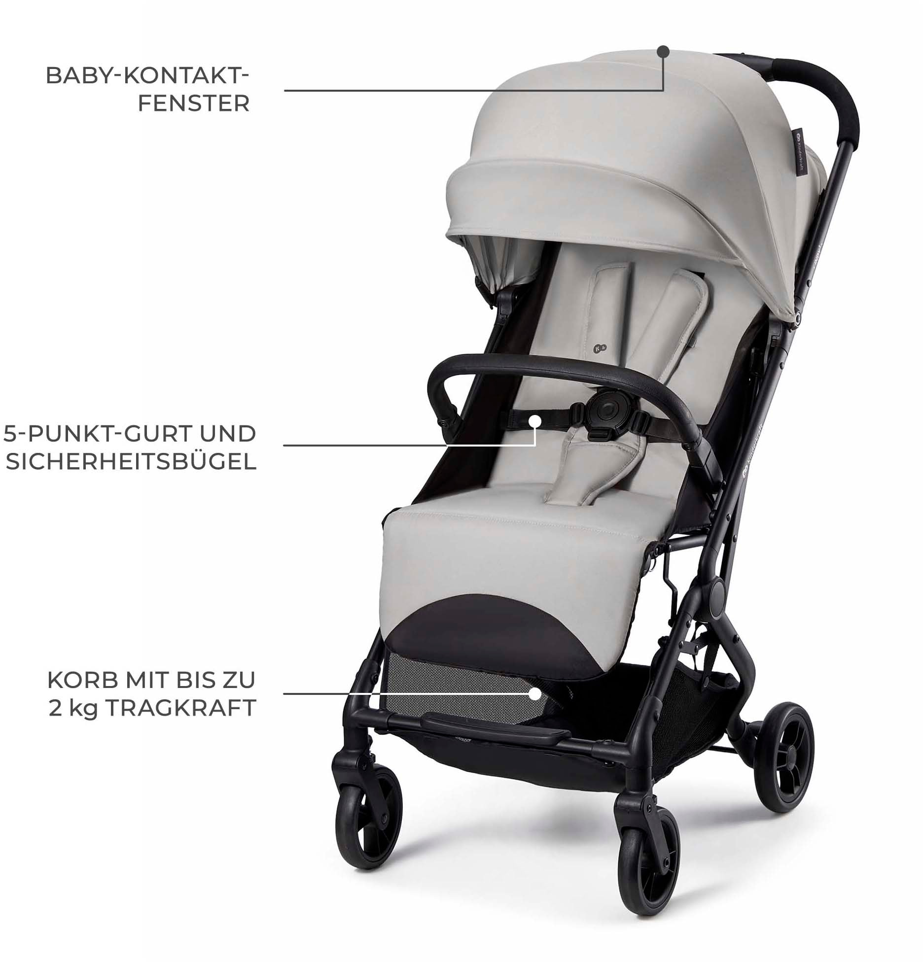 Kinderkraft Kinder-Buggy »INDY 3« 15 kg
