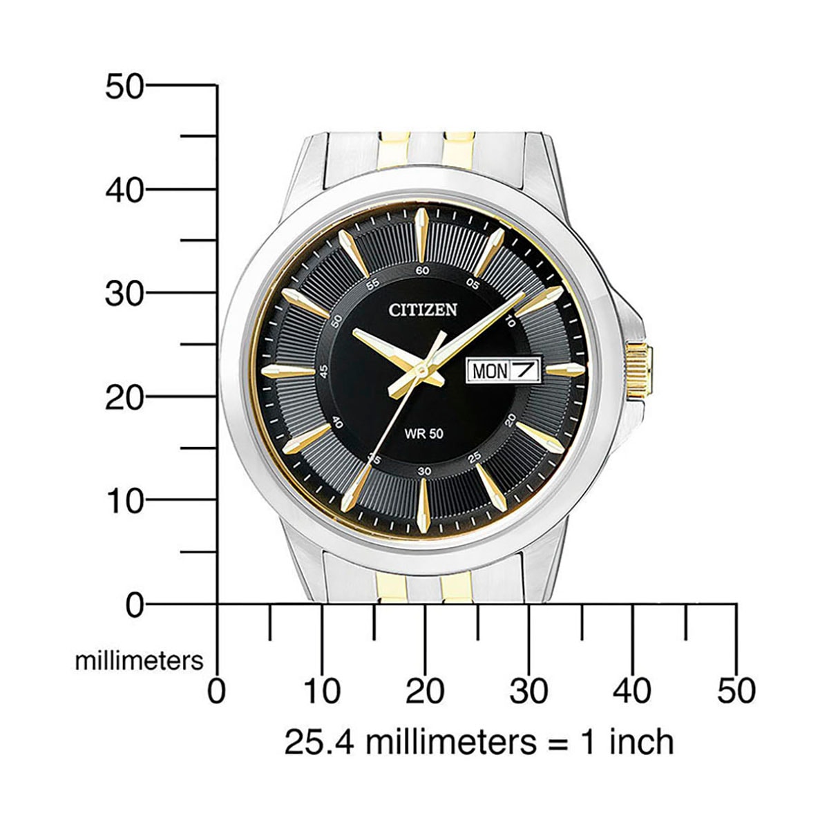 Citizen Quarzuhr, Armbanduhr, Herrenuhr, Damenuhr, Edelstahlarmband, Datum