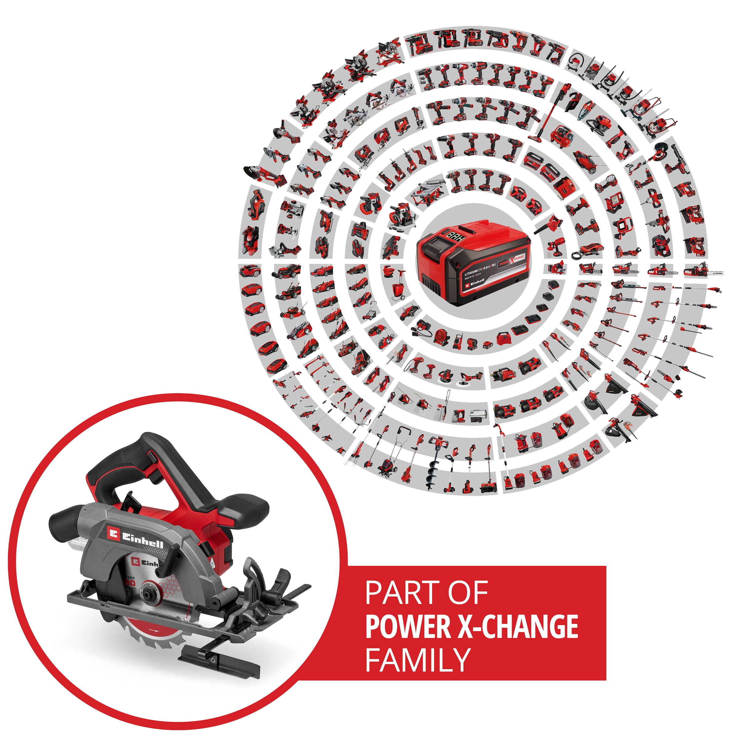 Einhell Akku-Handkreissäge »TE-CS 18/150-2 Li - Solo« ohne Akku und Ladegerät