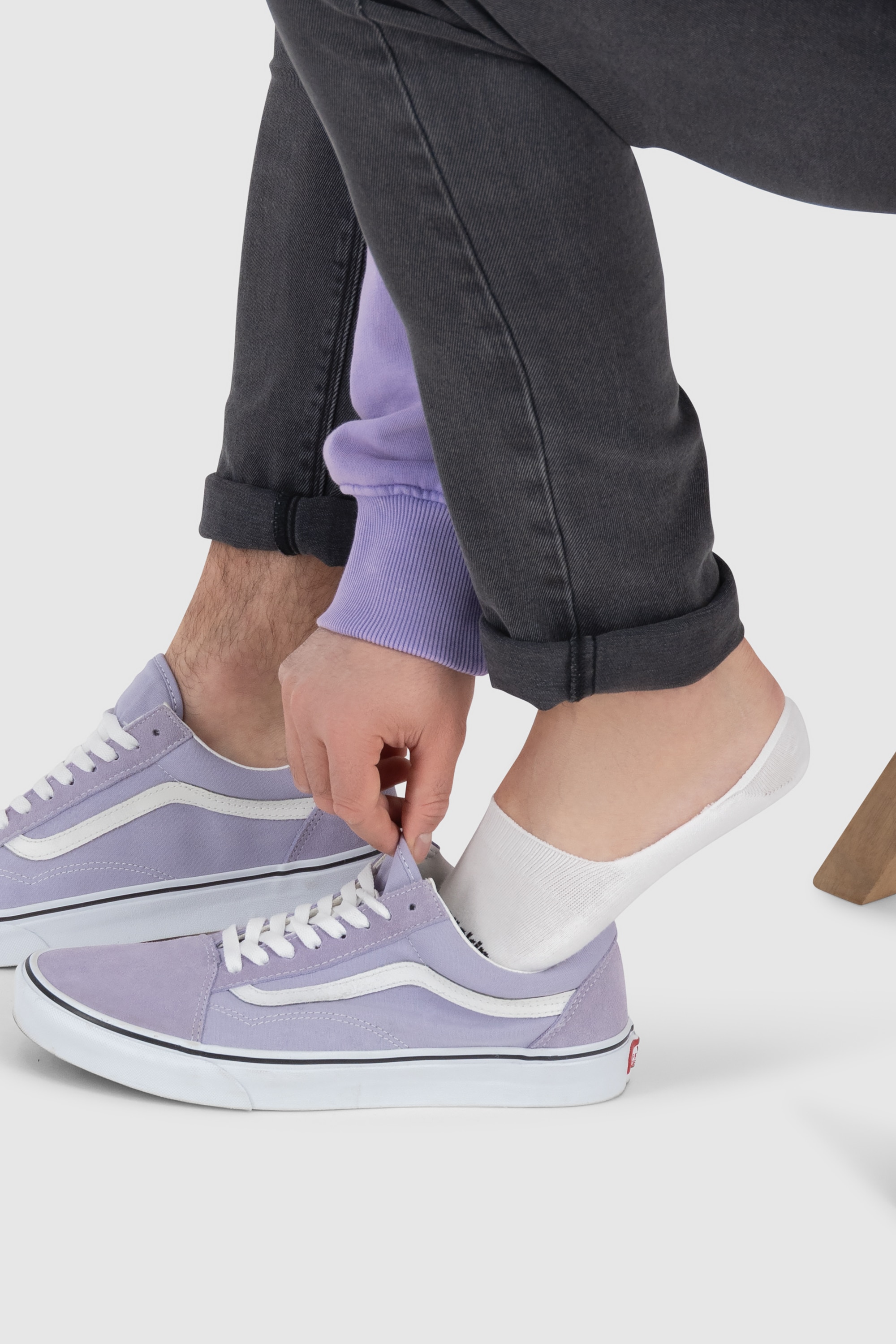 Alife & Kickin Füßlinge Füßlinge, Sneakersocken aus Baumwolle mit rutschfesten Silikonstreifen