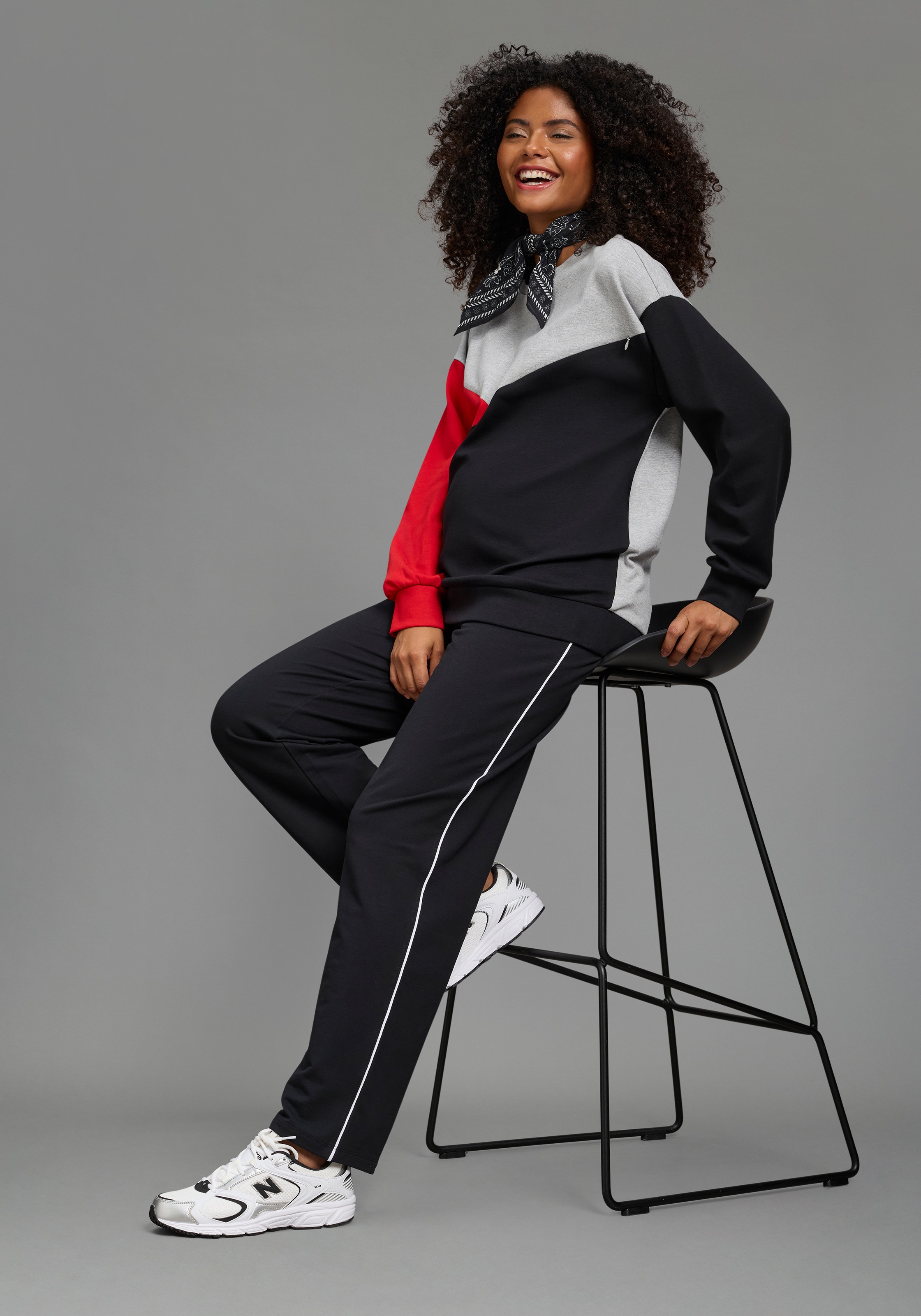 Neun Monate Umstandssweatshirt »2in1 Look, Umstands- und Stillshirt«, Langarm, aus Jersey-Material, aus Baumwolle mit Viskose-Einsatz
