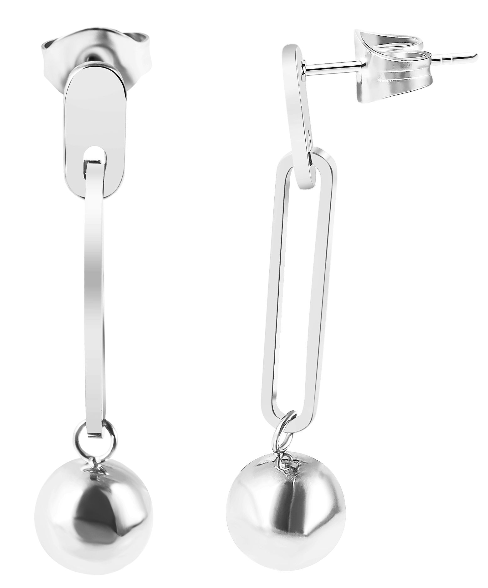 Adelia´s Paar Ohrstecker »Damen Ohrringe ¿ Ohrstecker aus Edelstahl«