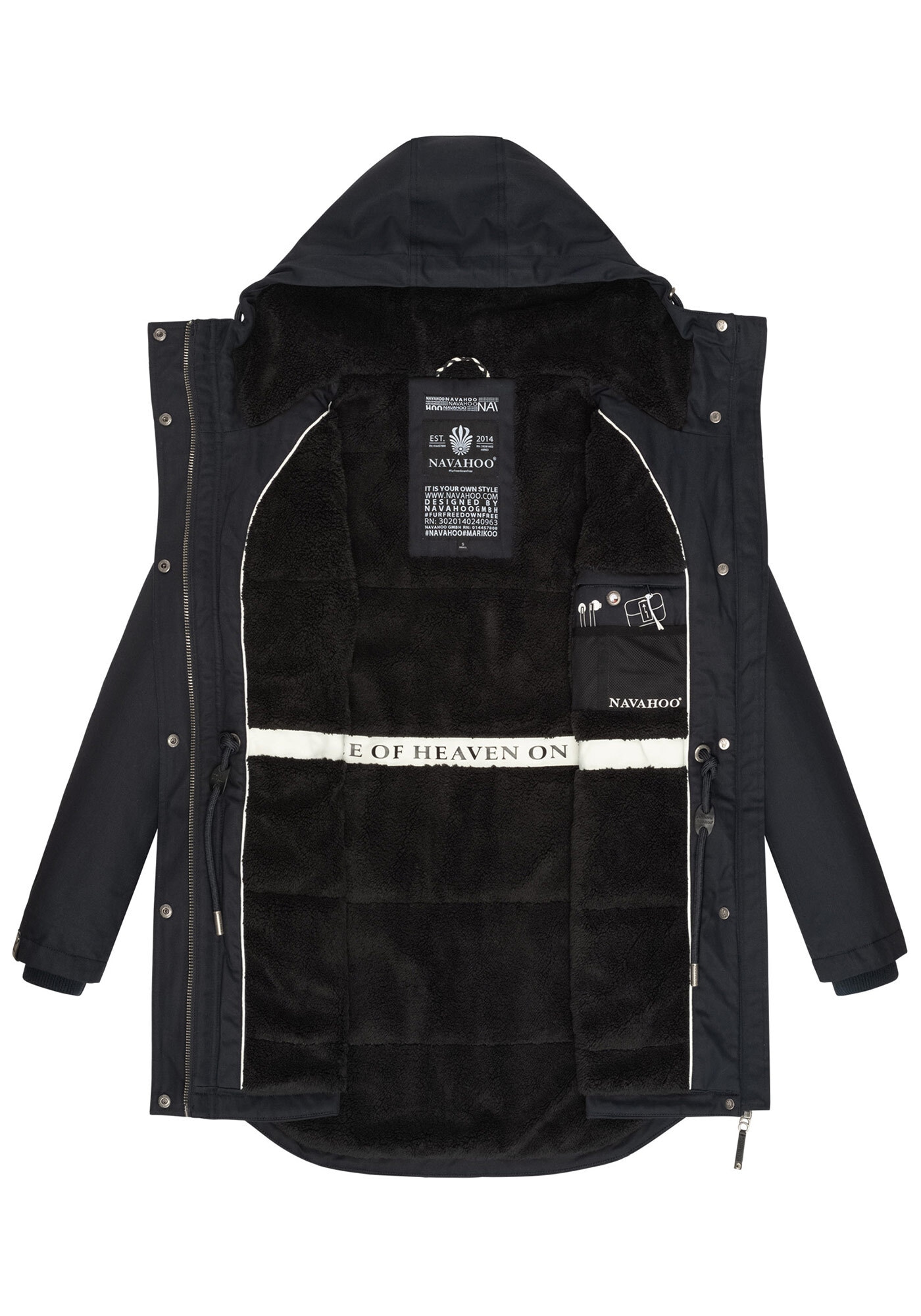 Navahoo Winterjacke »Navahoo Winterfunke Damen Winterjacke N038«