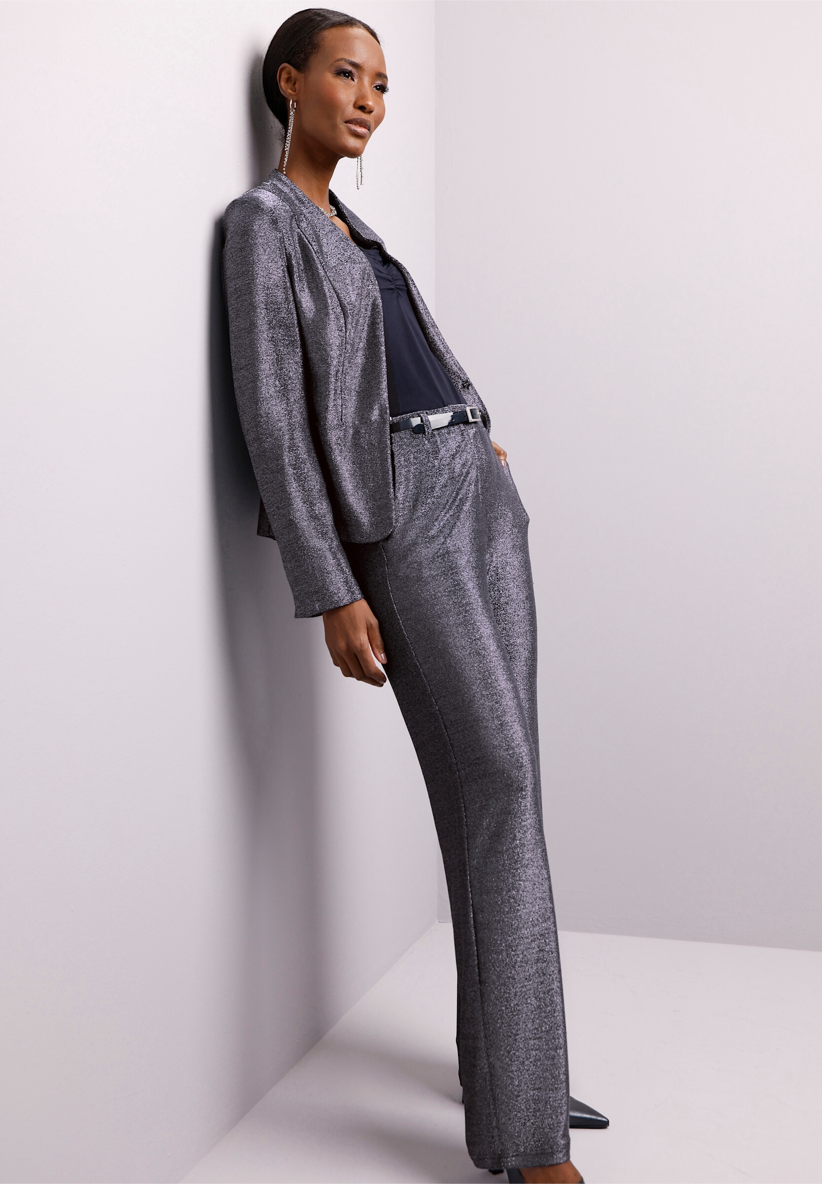 creation L Jerseyhose »Jersey-Hose Jerseyhose mit Glanzgarn«