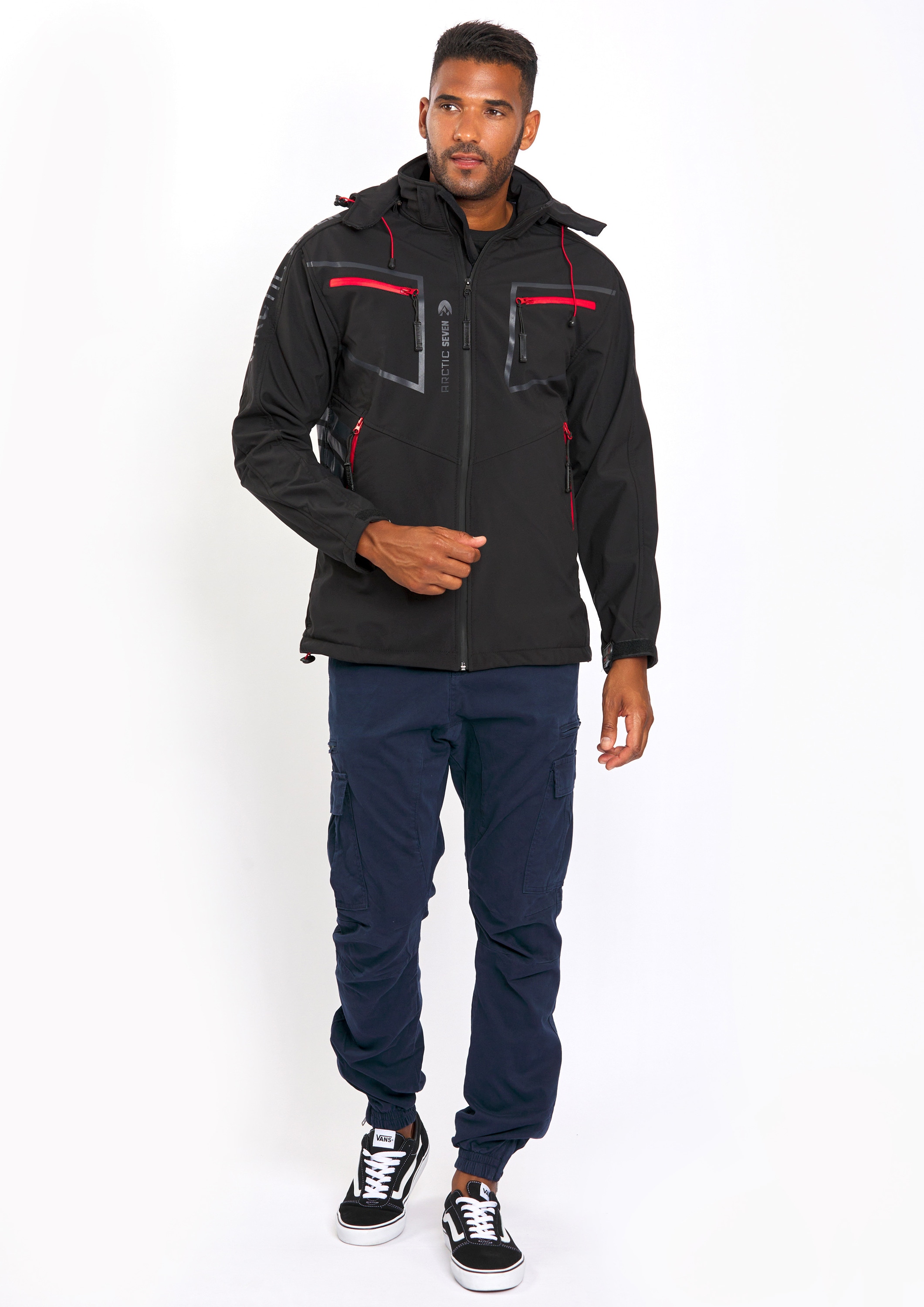 Arctic Seven Softshelljacke »Arctic Seven Herren Softshell Jacke AS088«