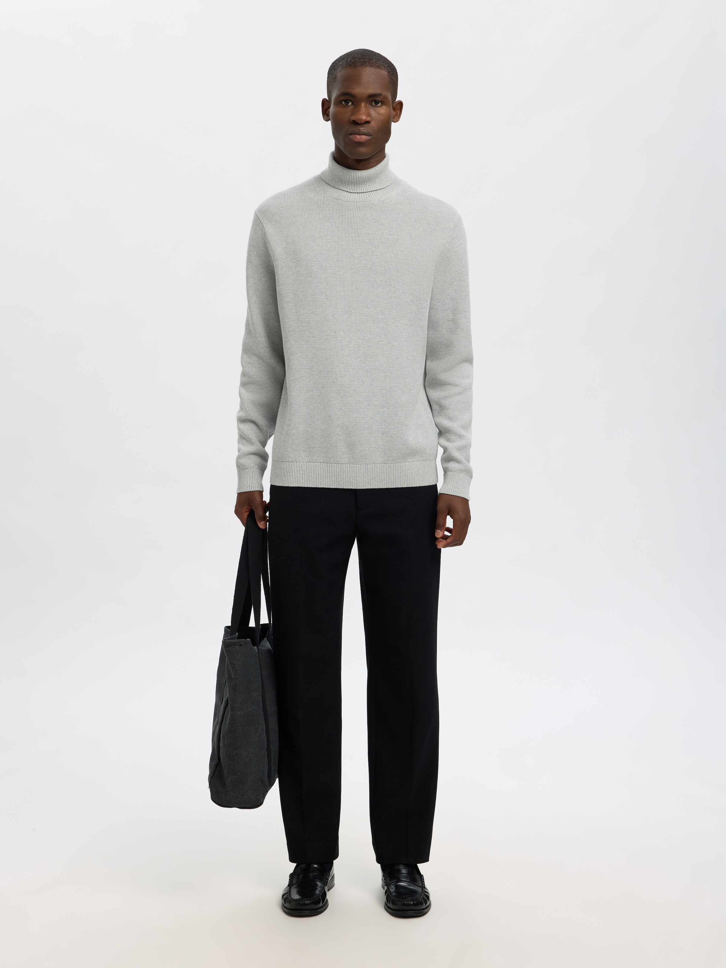 SELECTED Rollkragenpullover »SLHDANE LS KNIT STRUCTURE ROLL NECK NOOS«
