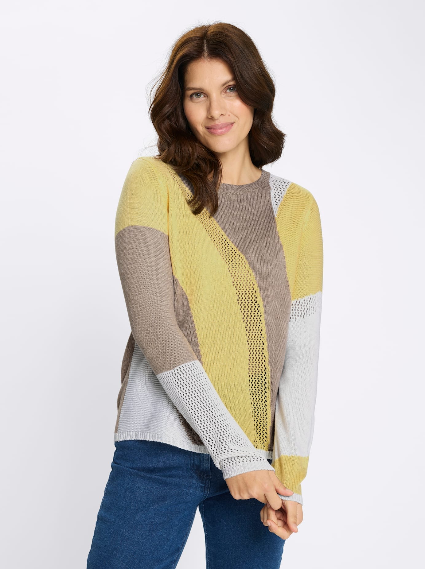 Classic Basics Ajourpullover »Langarm-Pullover«