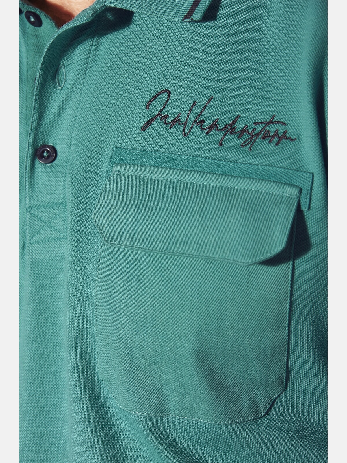 Jan Vanderstorm Poloshirt »Poloshirt STILTOR«, (1 tlg.)