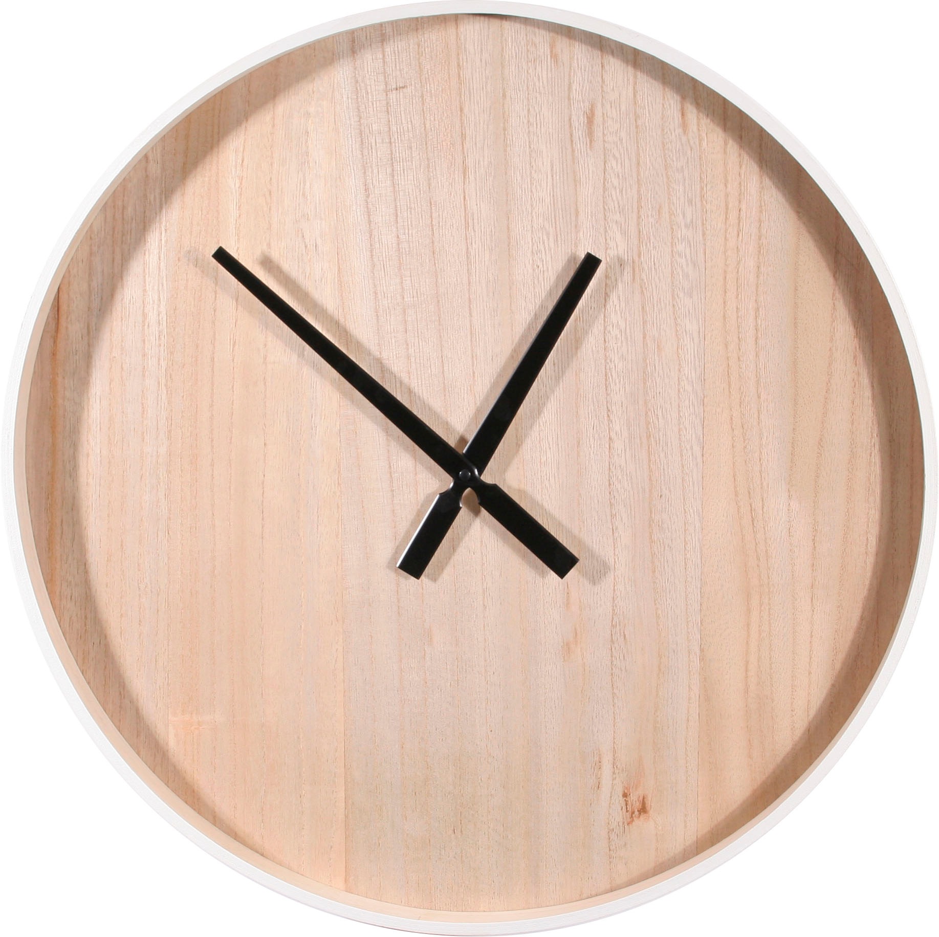 OTTO products Uhr »Matts«, (1 tlg.), aus FSC-zertifiziertem Holz, Ø 60cm