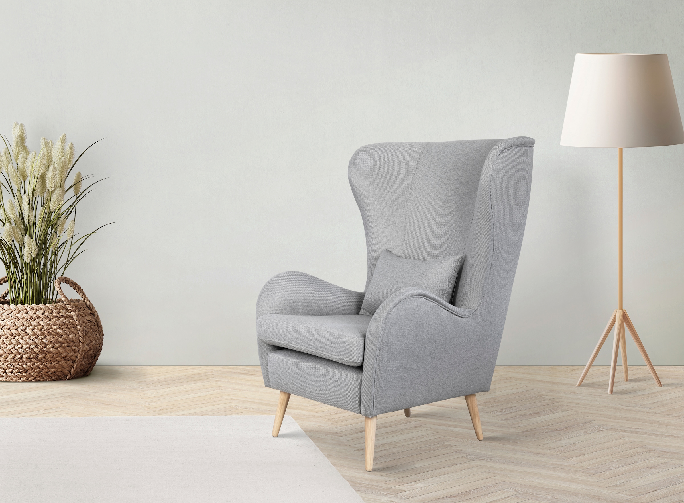Guido Maria Kretschmer Home&Living Sessel »Charles Ohrensessel«, groß und gemütlich in modernem Design