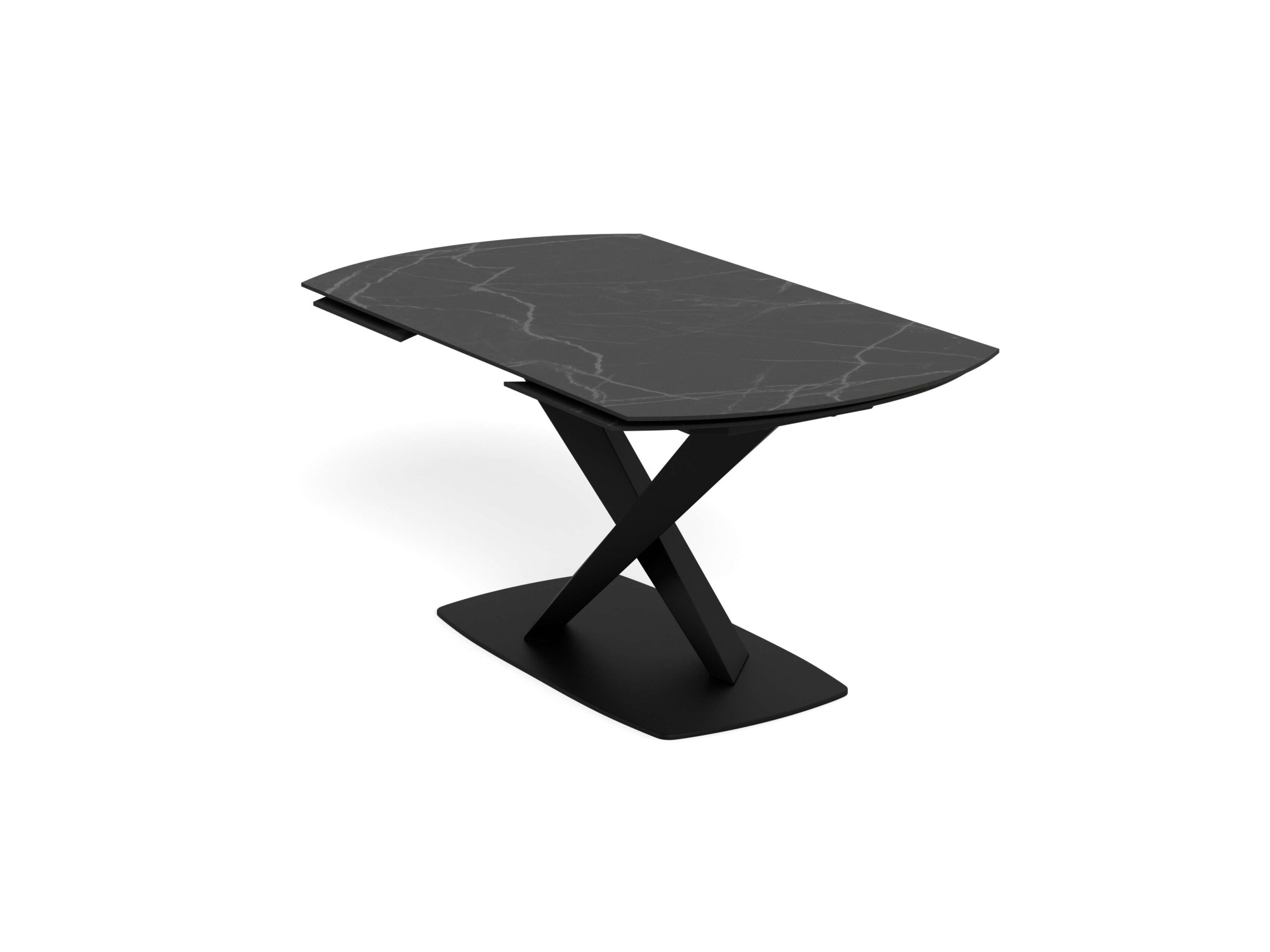 ACTONA GROUP Esstisch »Morellla, Speisetisch, Tisch« Esstisch, Keramikplatte, oval, Drehfunktion, Stahlfuß, 6–8 Sitzplätze