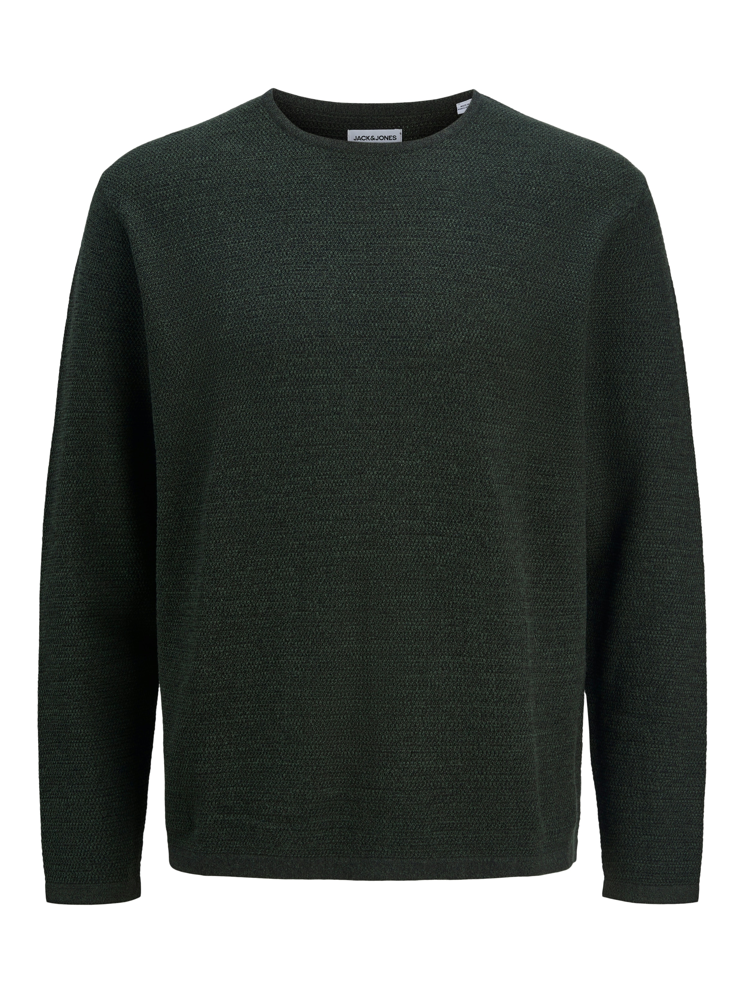 Jack & Jones Rundhalspullover »JJEGEORGE KNIT CREW NECK NOOS« mit Strick Optik
