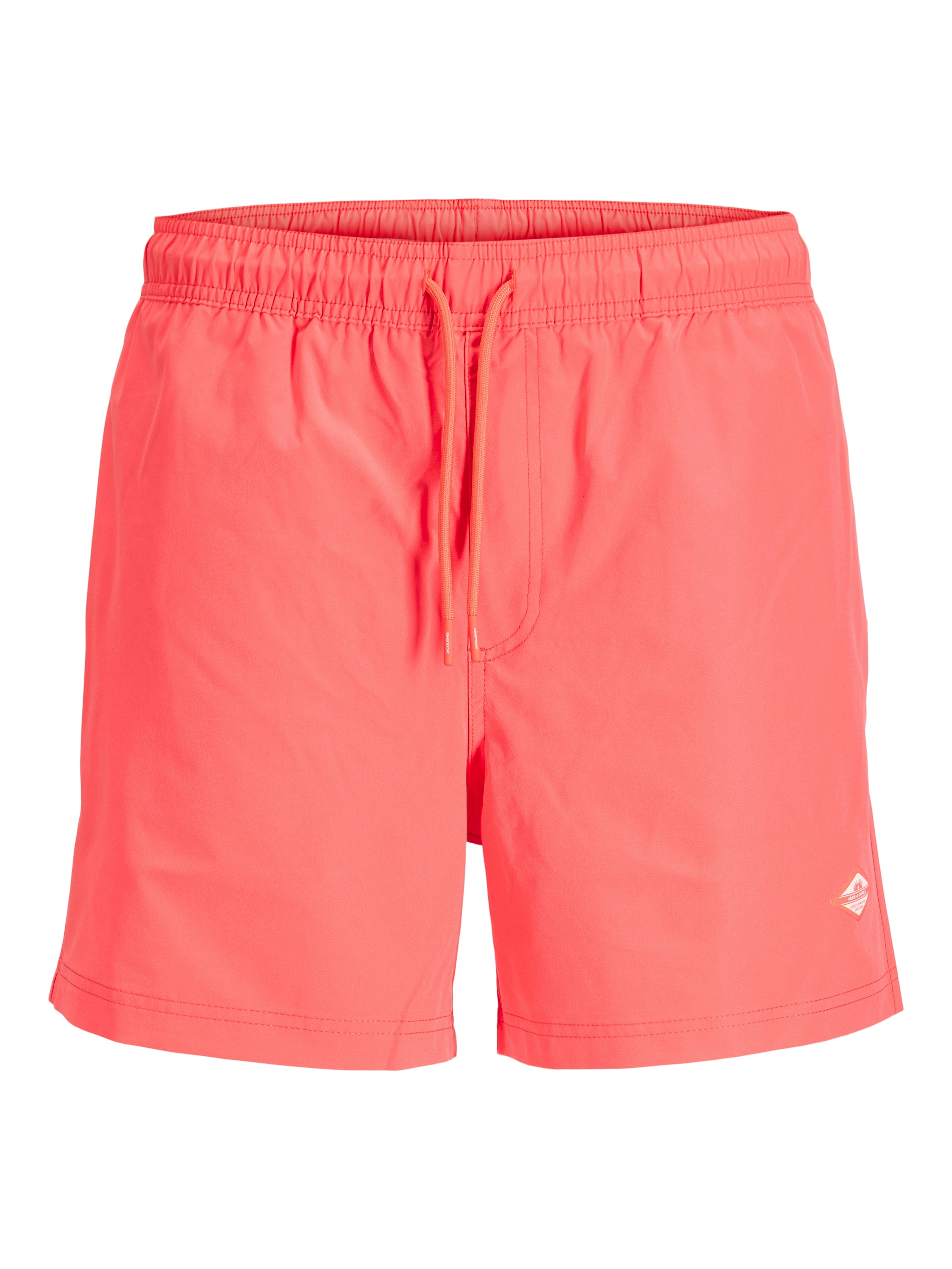 Jack & Jones Badeshorts »JPSTMAUI TROPIC SOLID SWIM SHORTS SN« Kunstfaser, normal geschnitten