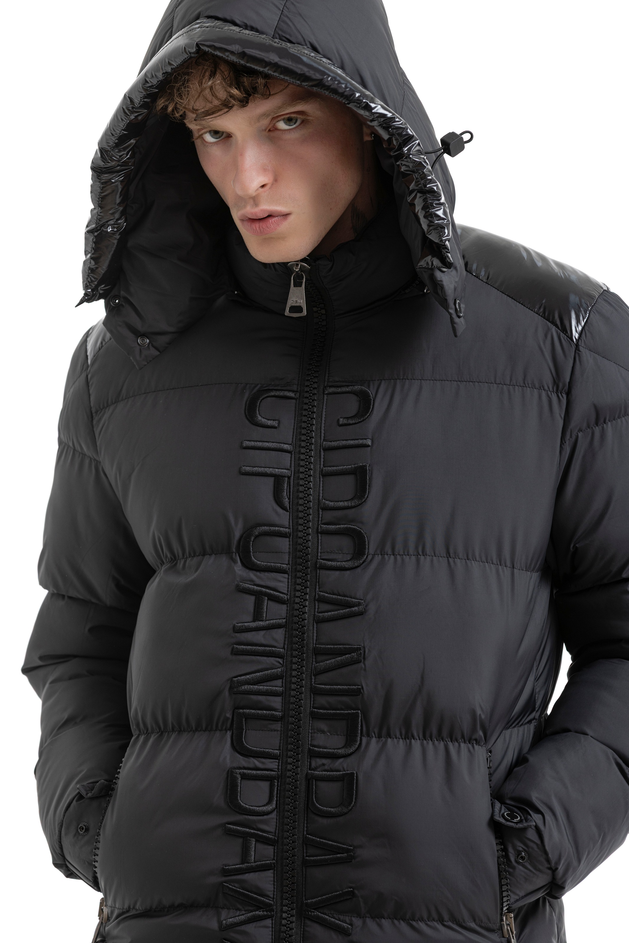 Cipo & Baxx Steppjacke mit Kapuze