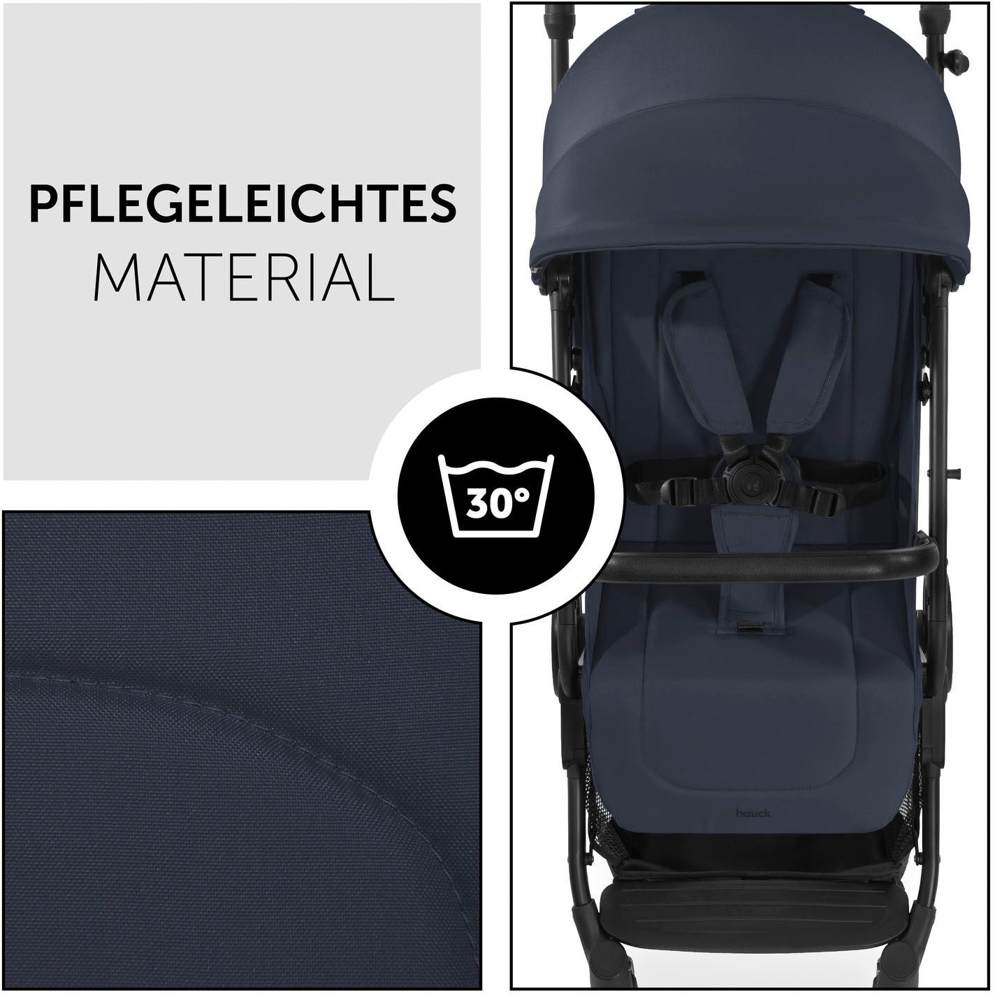 Hauck Kinder-Buggy »Travel N Care, dark navy blue«, 22 kg