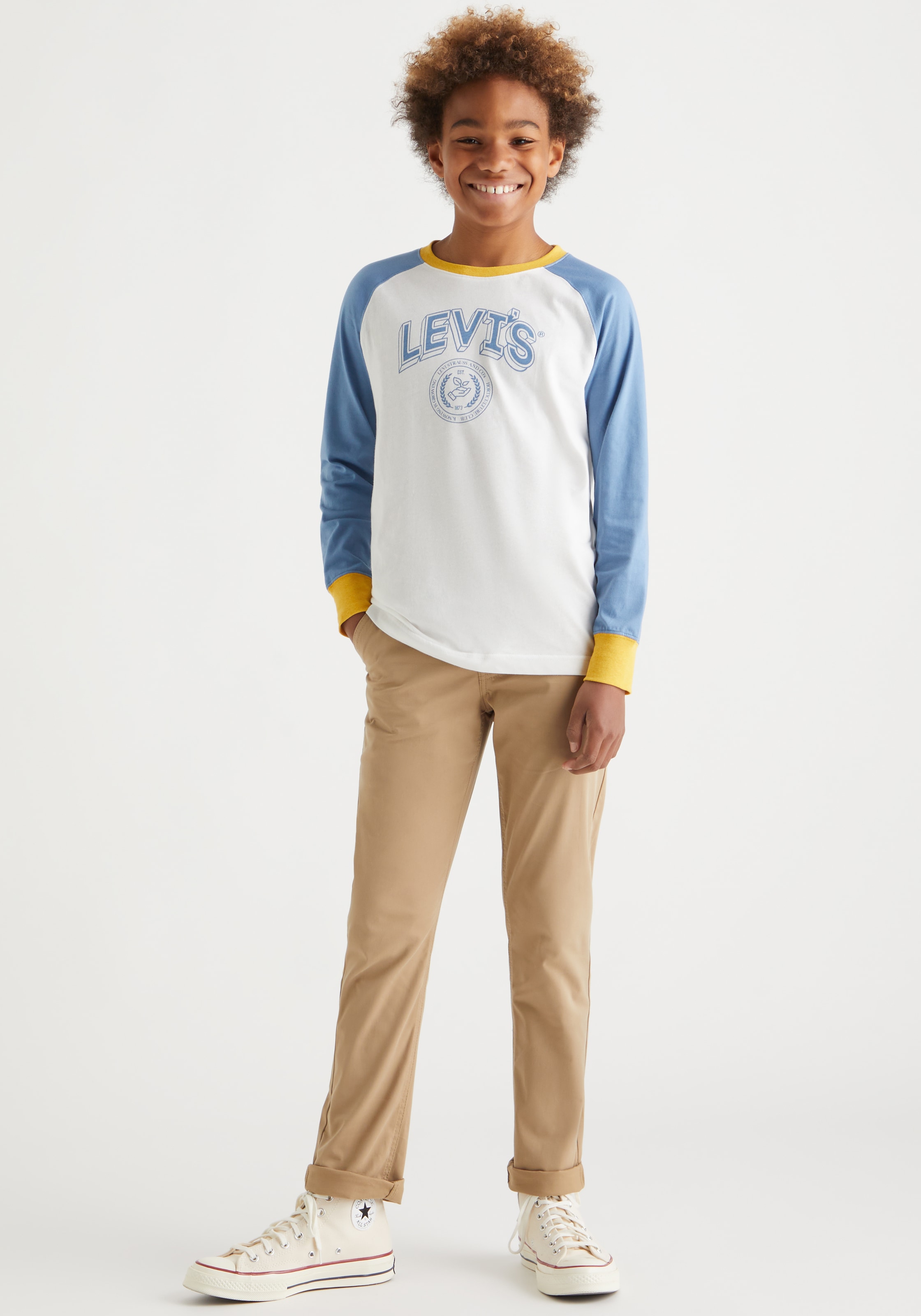 Levi's® Kids Langarmshirt »LVB PREP COLORBLOCK LONGSLEEVE«, for BOYS