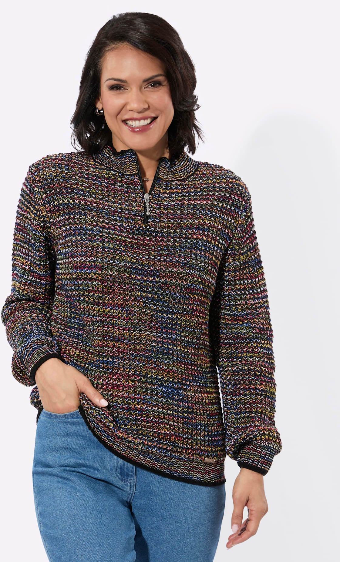 Casual Looks Stehkragenpullover »Stehkragen-Pullover«