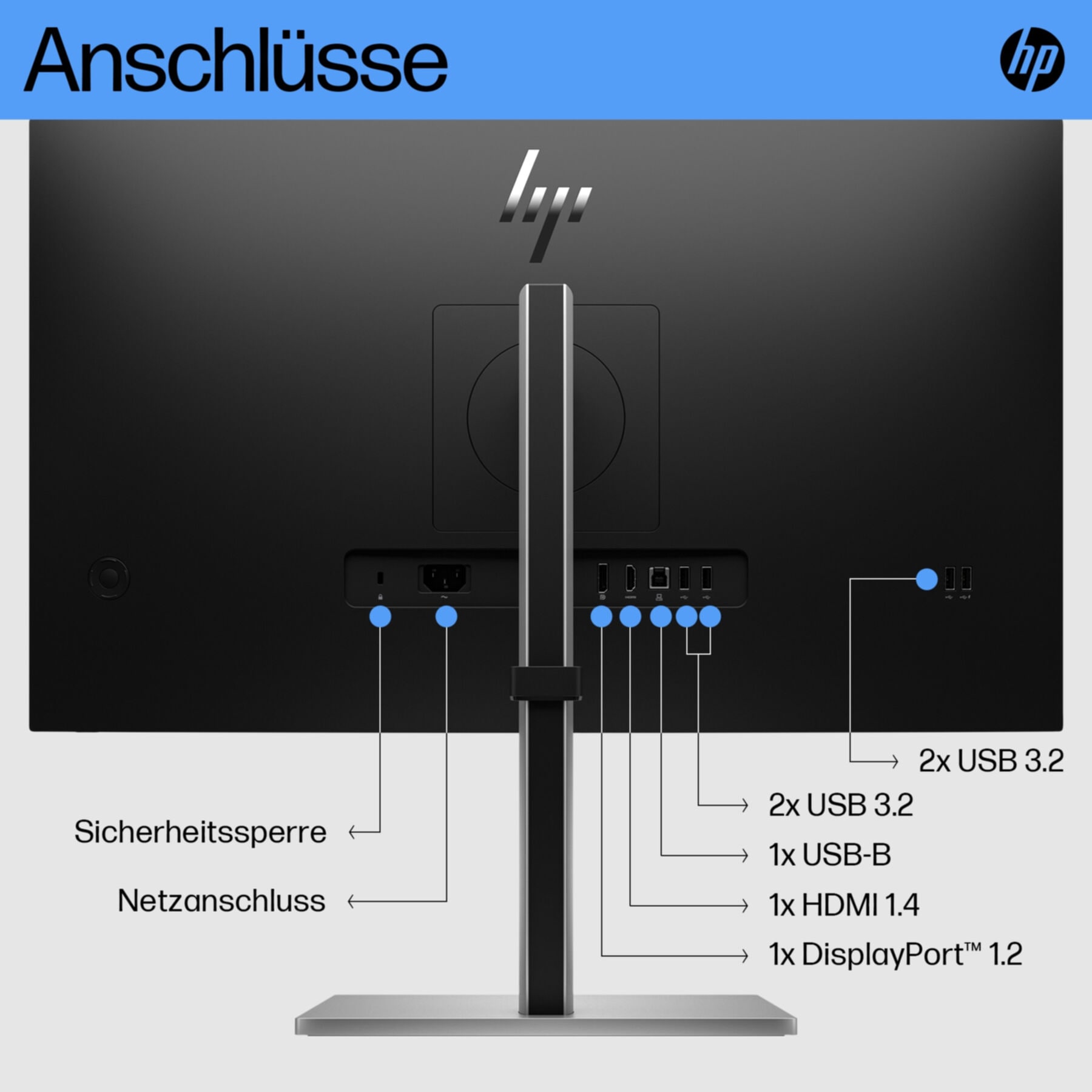 HP LED-Monitor »E27 G5 FHD Monitor«, 68,6 cm/27 Zoll, 1920 x 1080 px, Full HD, 5 ms Reaktionszeit, 75 Hz
