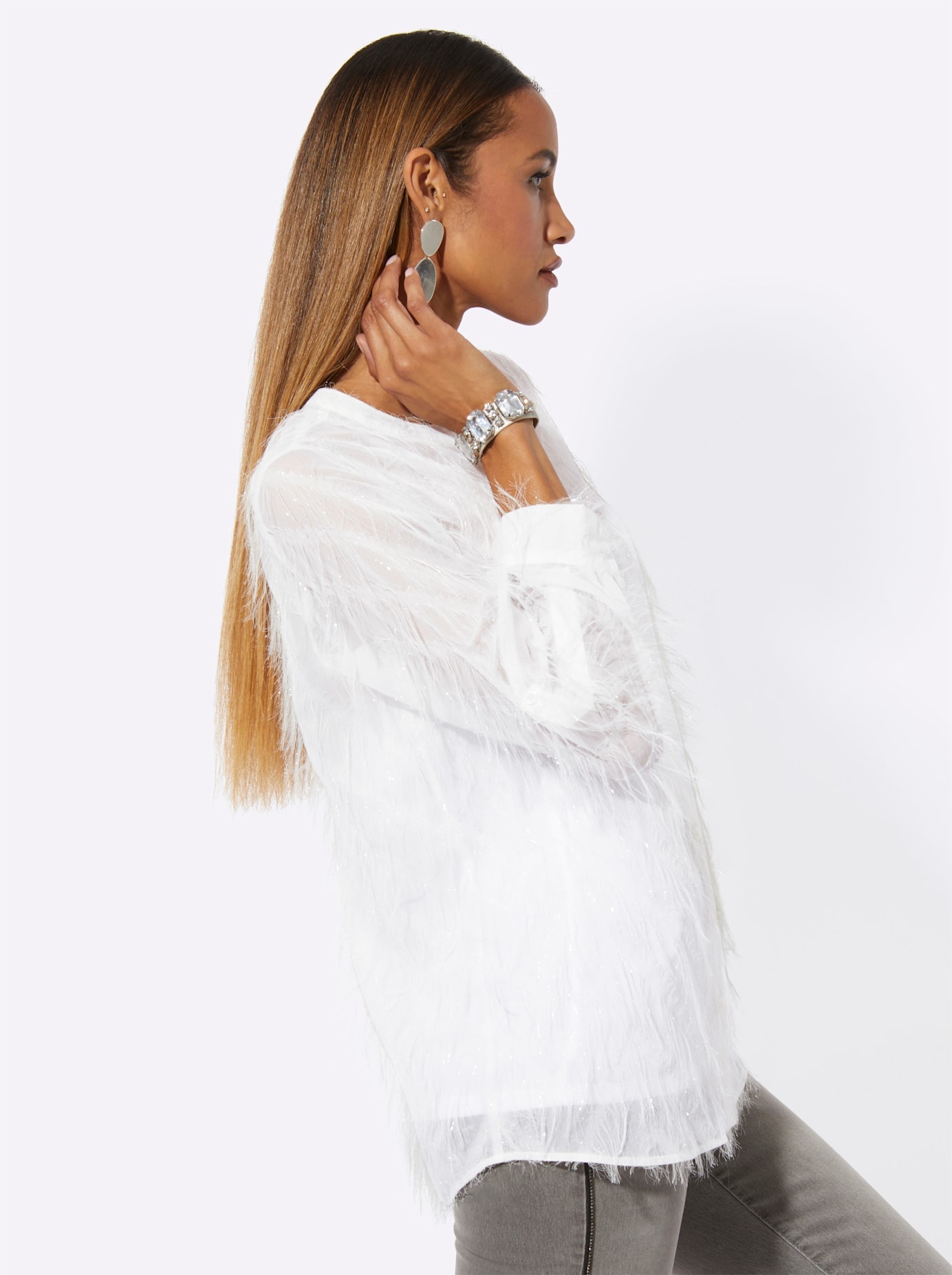 creation L Langarmbluse