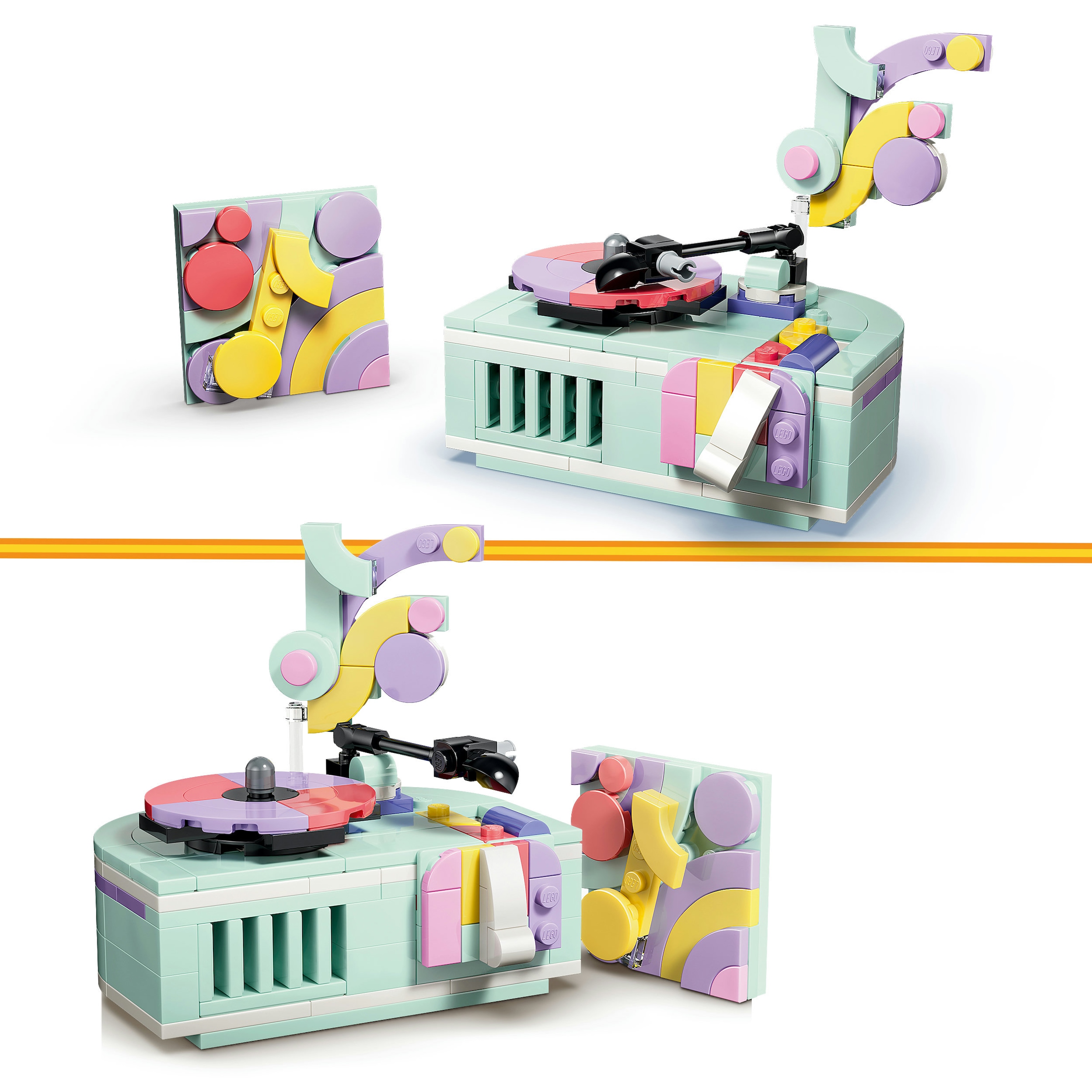 LEGO® Konstruktionsspielsteine »Deko-Klavier mit Katze (31392), LEGO Creator« Made in Europe