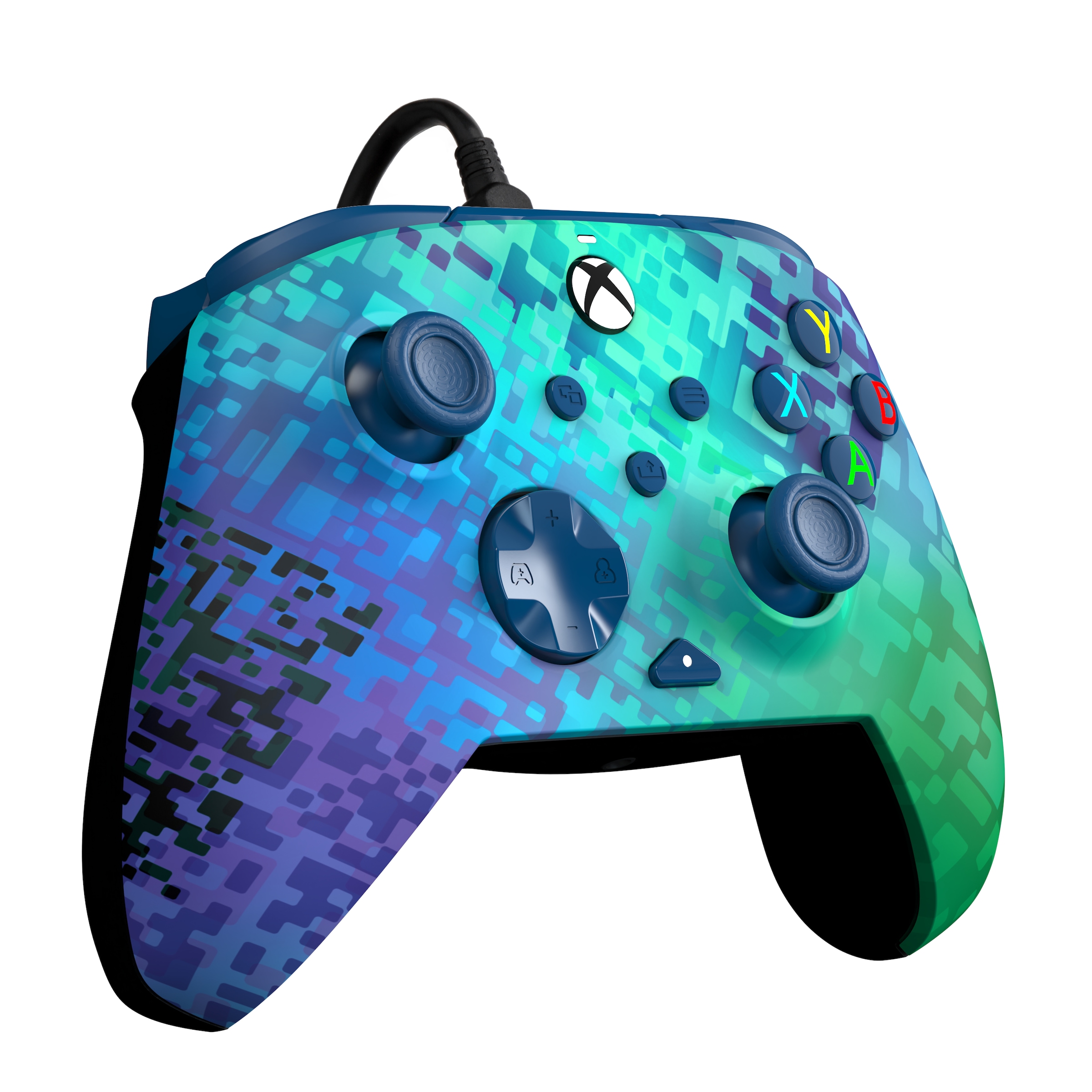 PDP - Performance Designed Products Gamepad »kabelgebunden Rematch Glitch Green XBOXSerieX«