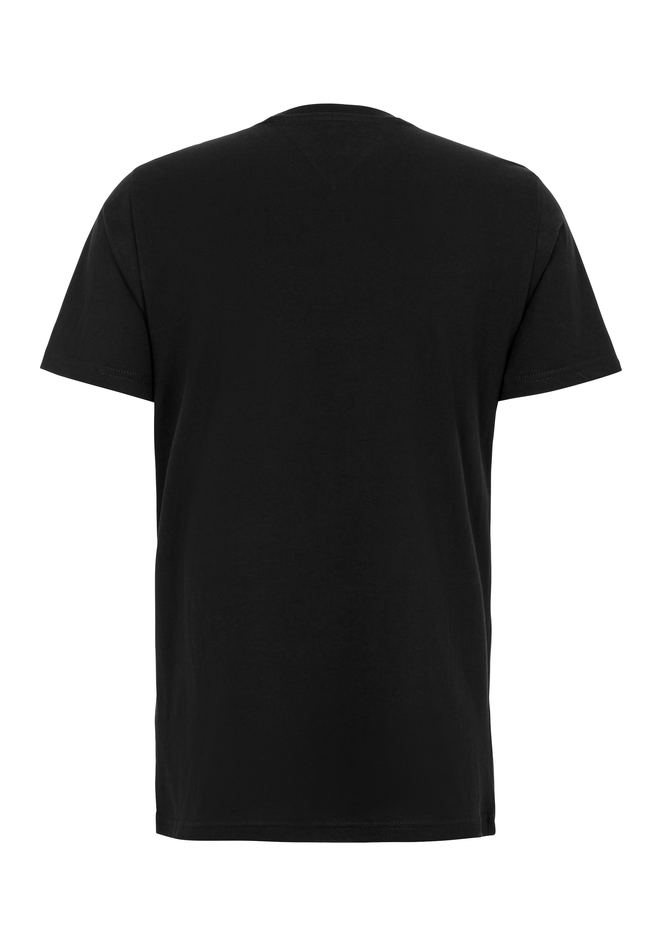 Tommy Jeans T-Shirt »TJM SLIM ESSENTIAL FLAG TEE EXT«, Mit Rundhalsausschnitt