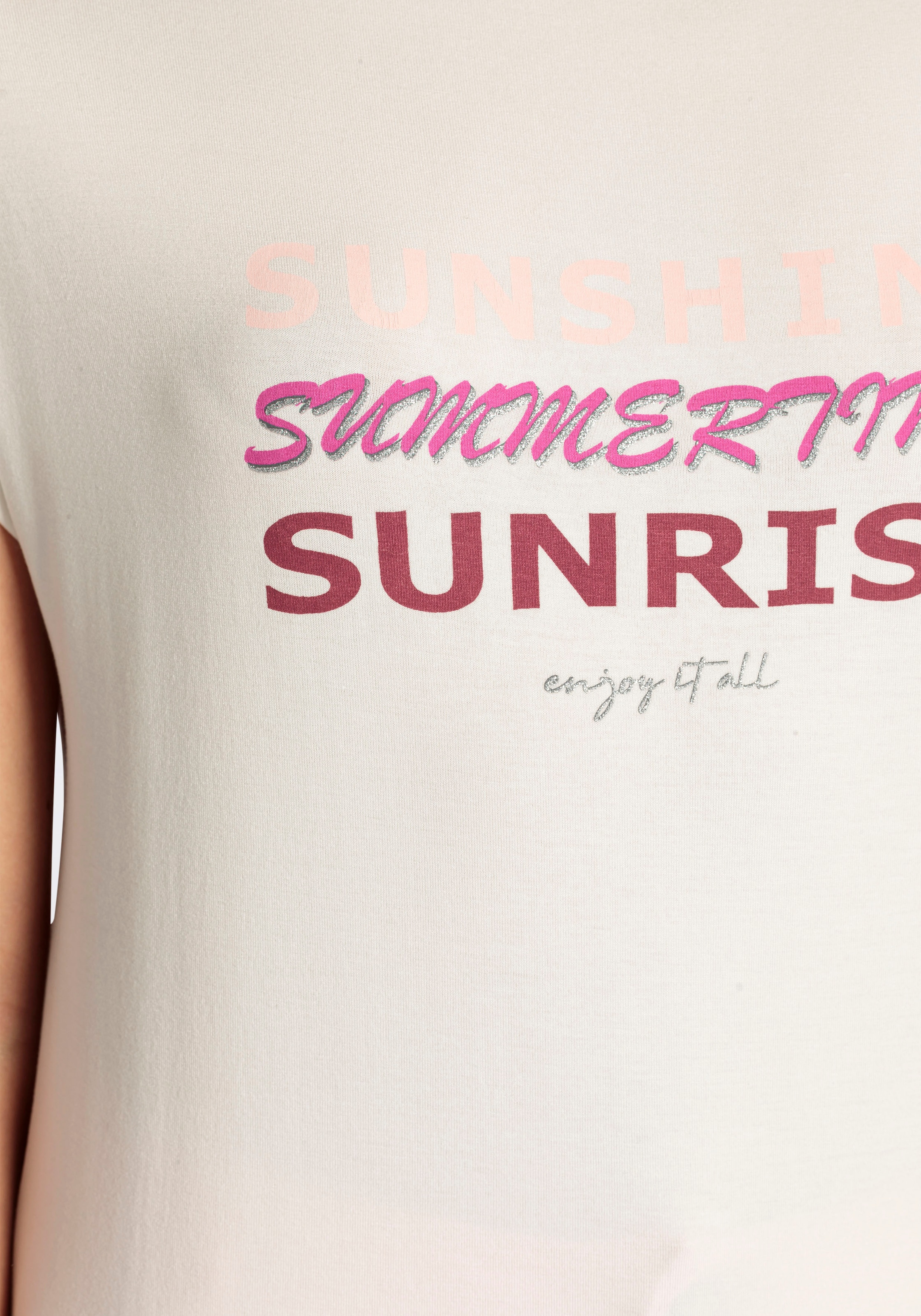Boysen's Rundhalsshirt, in verschiedenen Druck-Designs mit Gummizug am Saum - NEUE KOLLEKTION