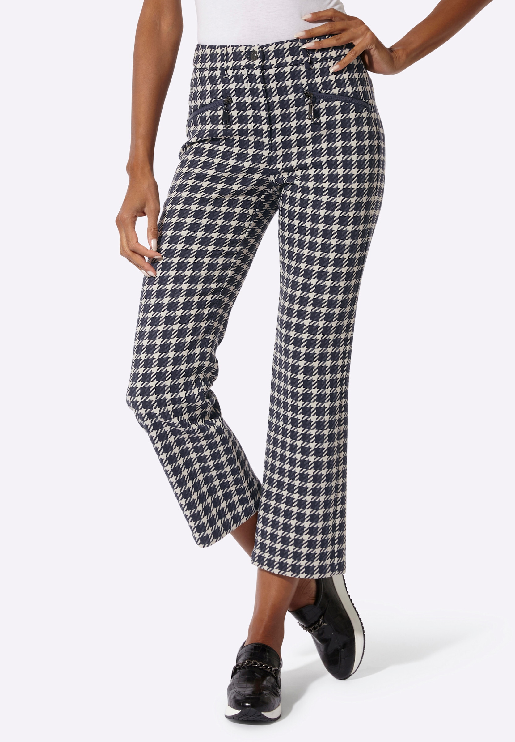 creation L Stoffhose »Jacquard-Hose Hose«