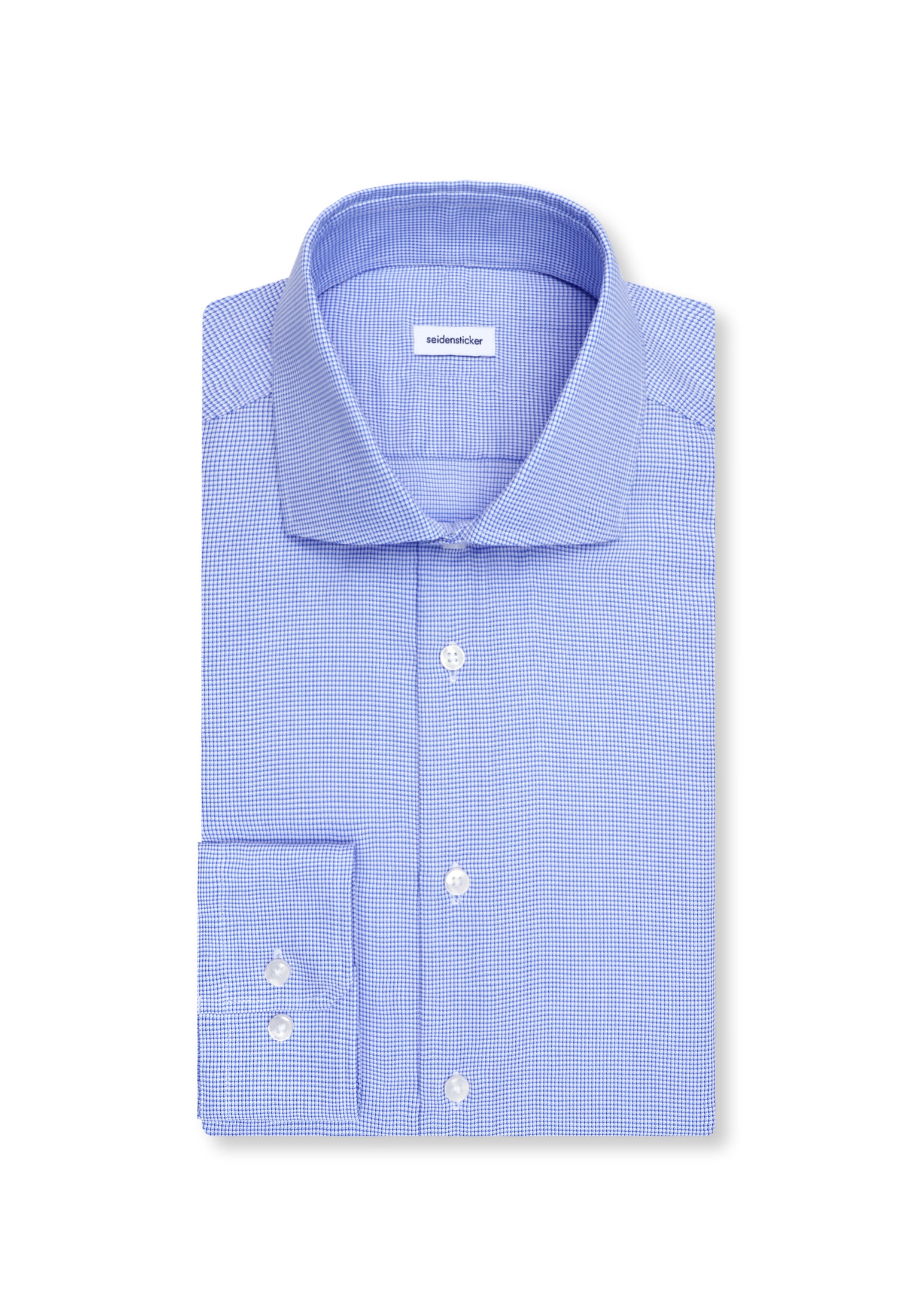 seidensticker Businesshemd »Schwarze Rose« Shaped 1/1 Kentkragen Struktur